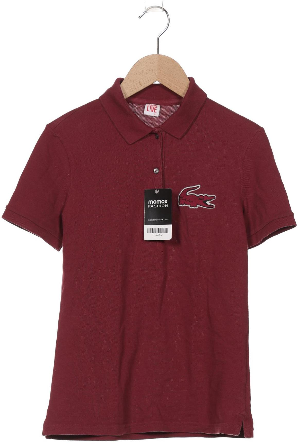 

Lacoste L!Ve Damen Poloshirt, bordeaux, Gr. 34