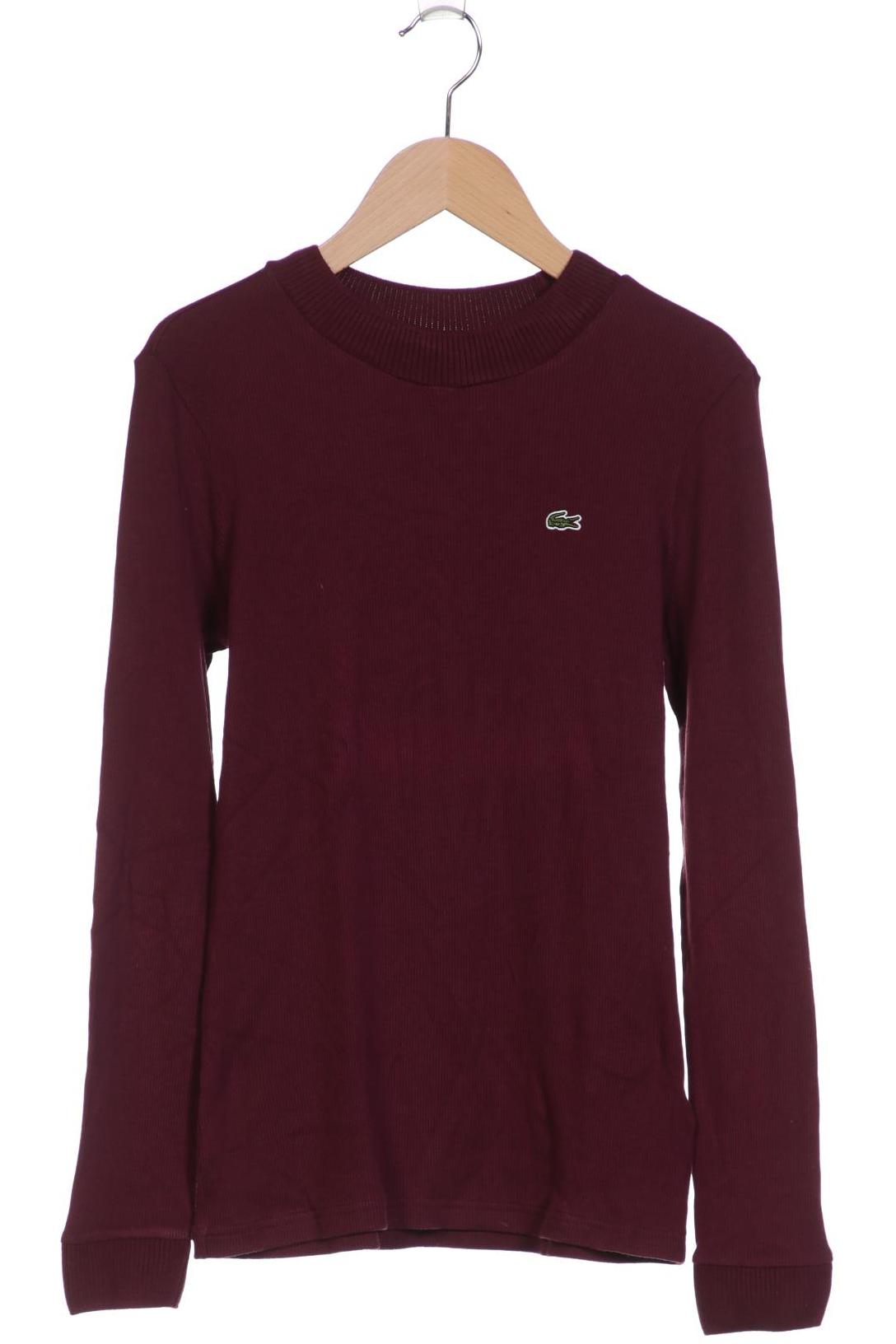 

Lacoste L!Ve Damen Langarmshirt, bordeaux, Gr. 34