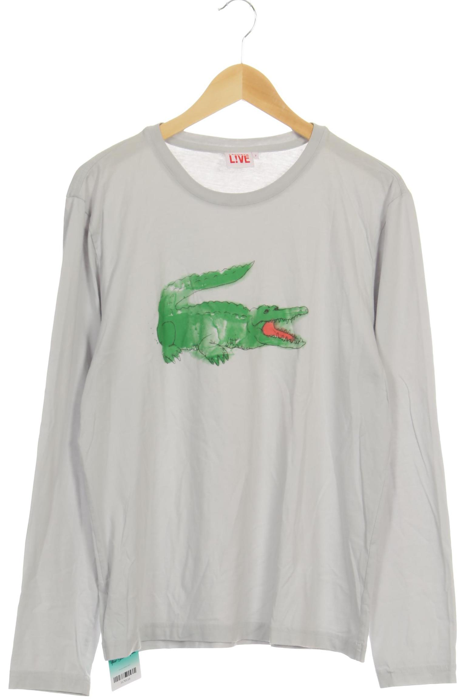 

Lacoste L!Ve Herren Langarmshirt, blau, Gr. 56