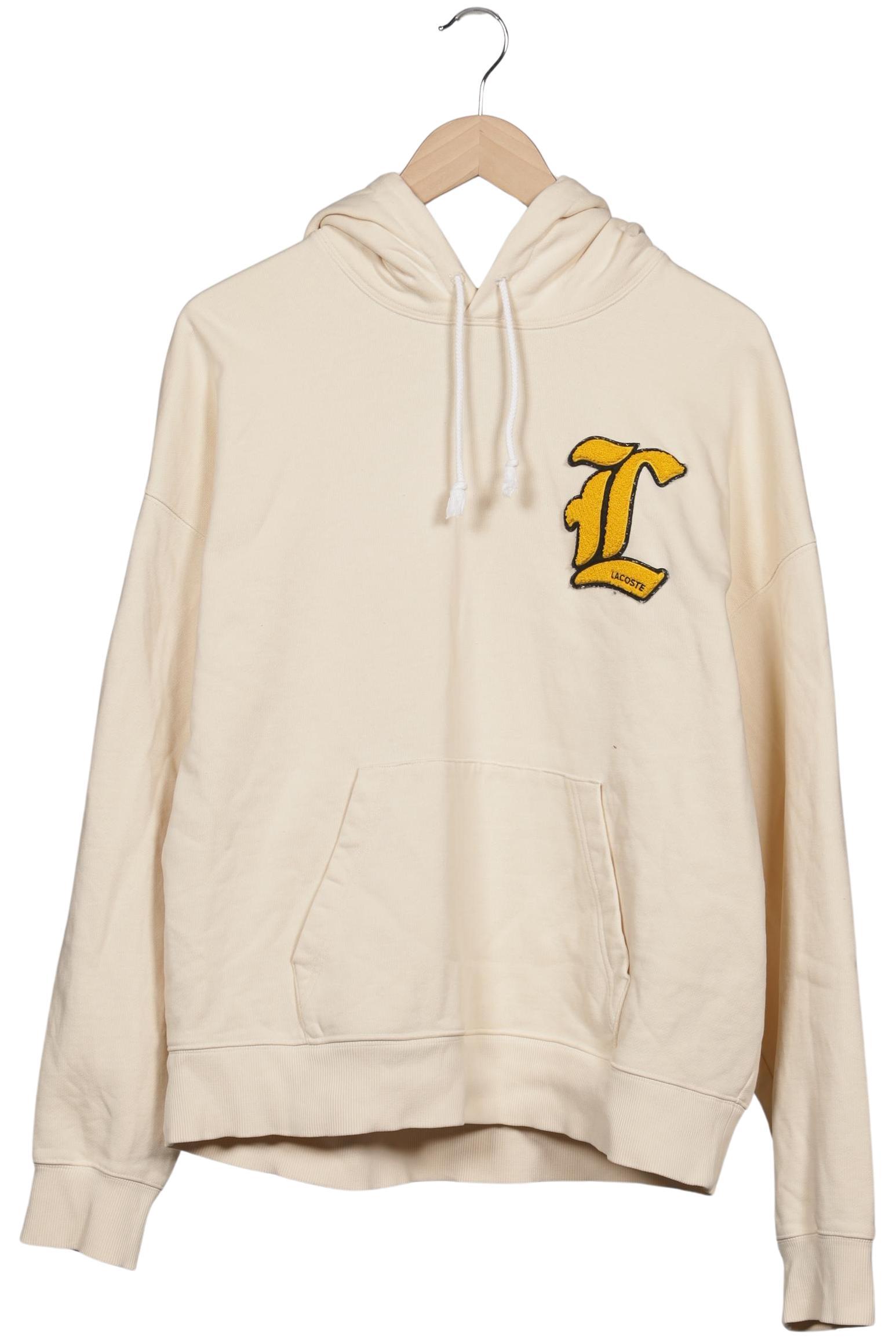 

Lacoste L!Ve Herren Kapuzenpullover, cremeweiß, Gr. 54