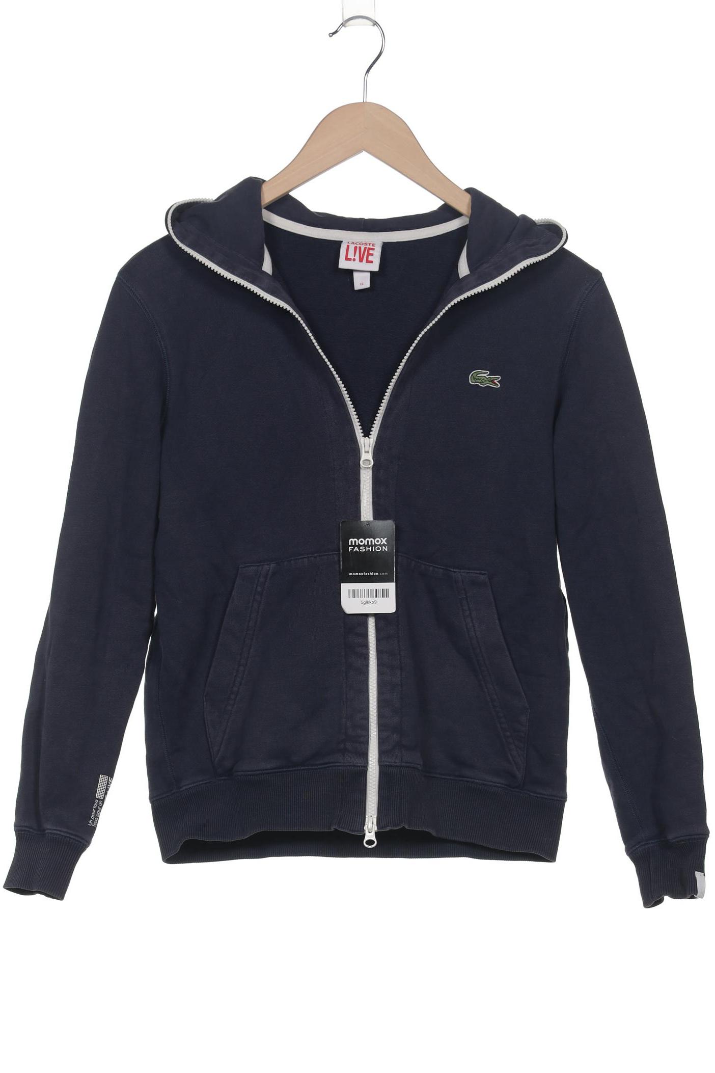 

Lacoste L!Ve Damen Kapuzenpullover, marineblau, Gr. 34
