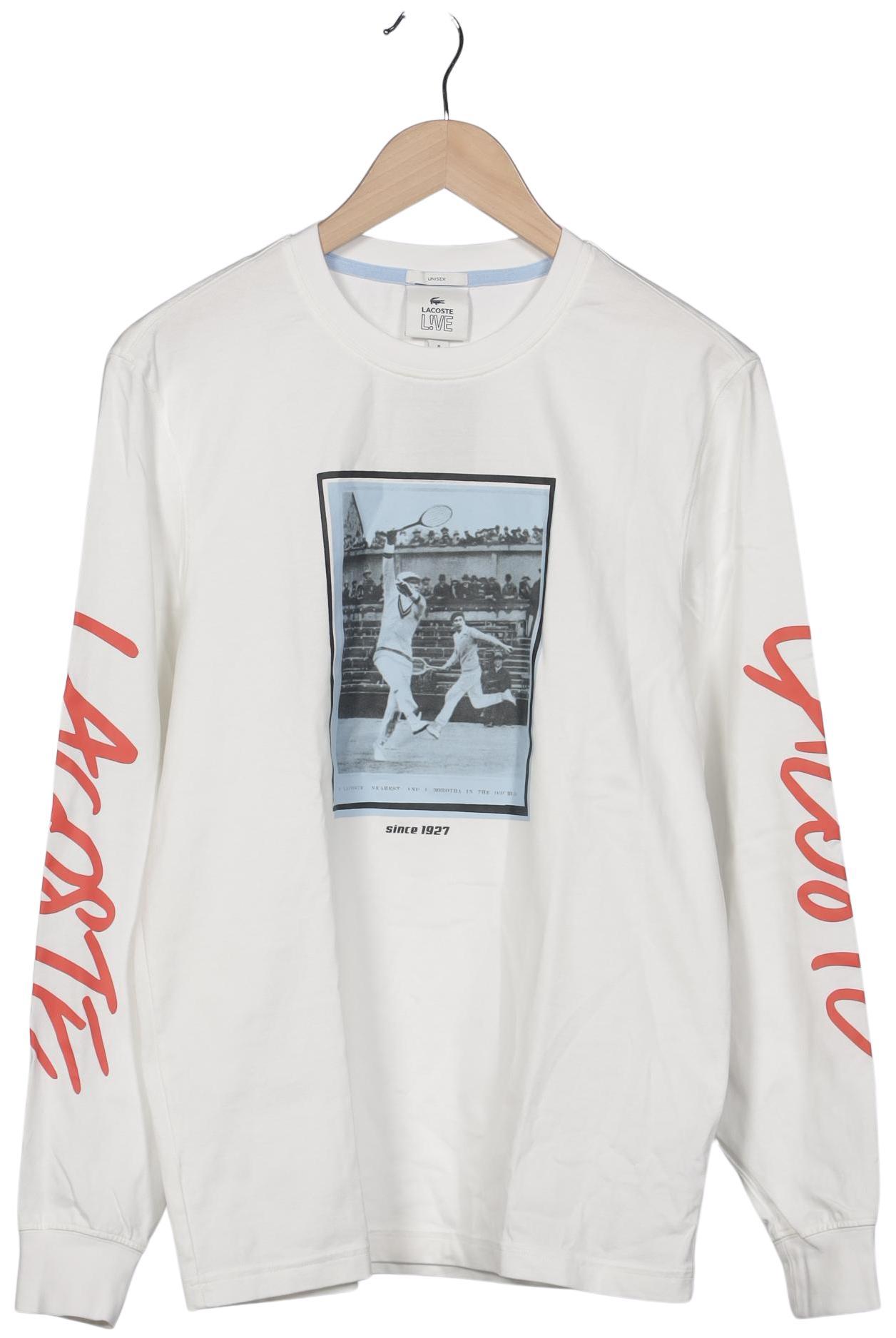 

Lacoste L!Ve Herren Langarmshirt, weiß, Gr. 48