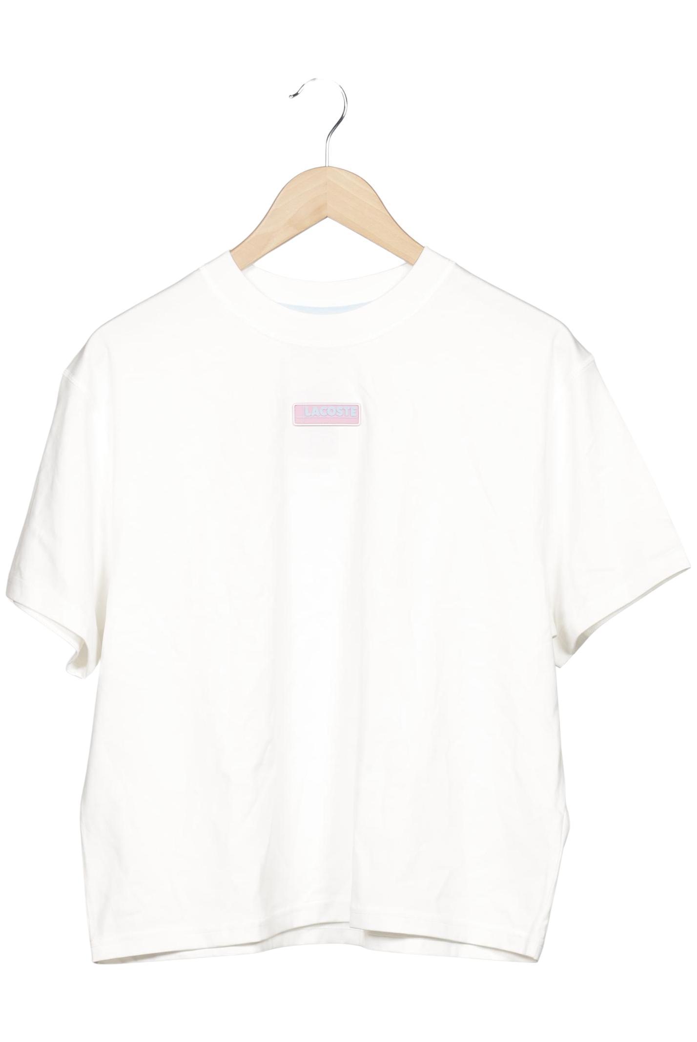 

Lacoste L!Ve Damen T-Shirt, weiß, Gr. 36