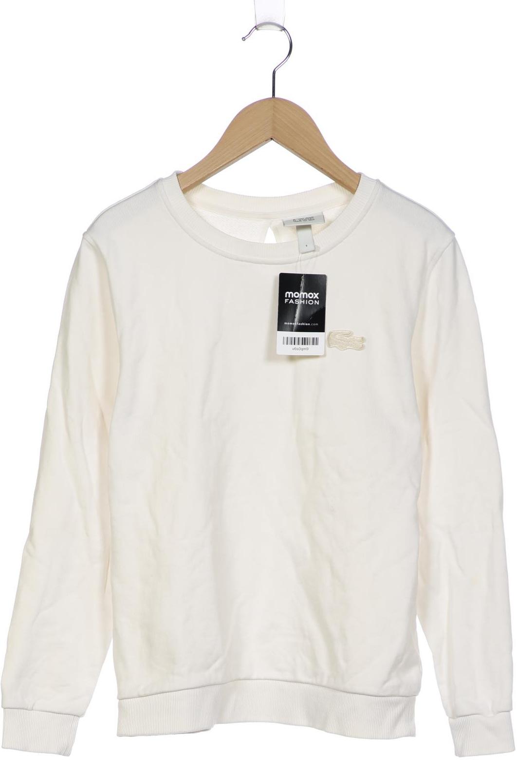

Lacoste L!Ve Damen Sweatshirt, cremeweiß, Gr. 36