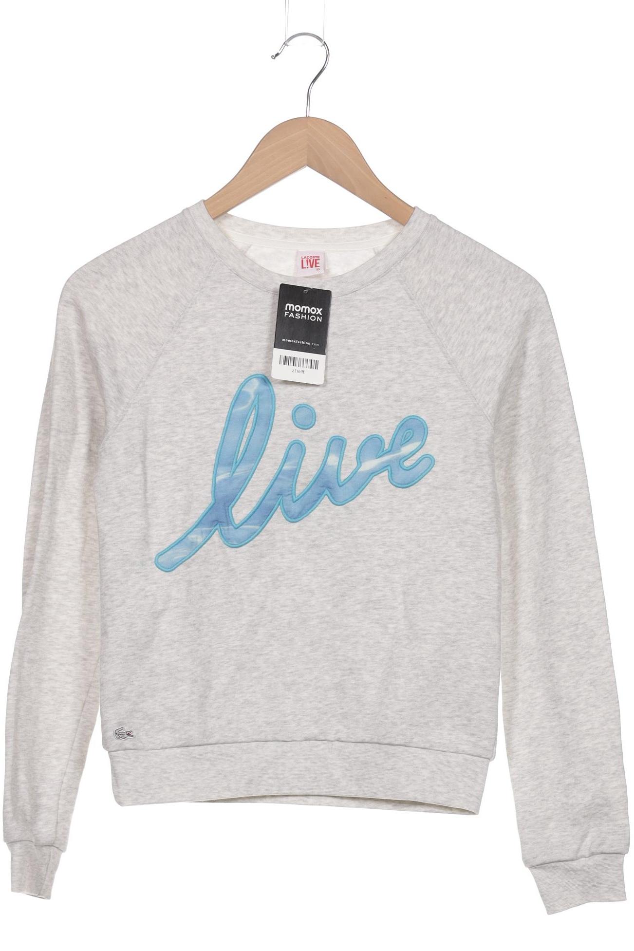 

Lacoste L!Ve Damen Sweatshirt, grau, Gr. 34