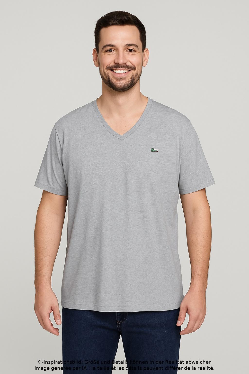 

Lacoste L!Ve Herren T-Shirt, grau, Gr. 56