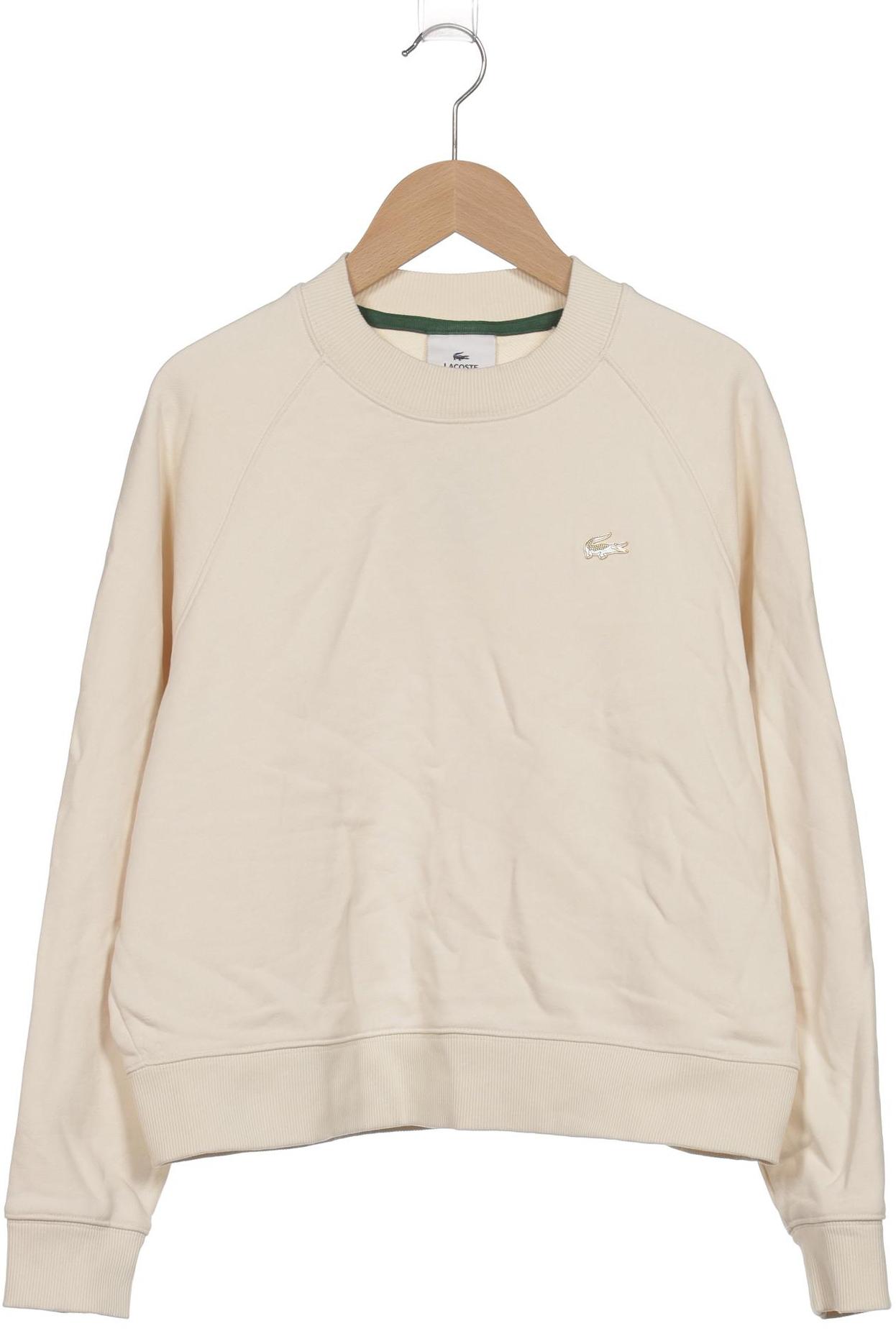 

Lacoste L!Ve Damen Sweatshirt, cremeweiß, Gr. 38