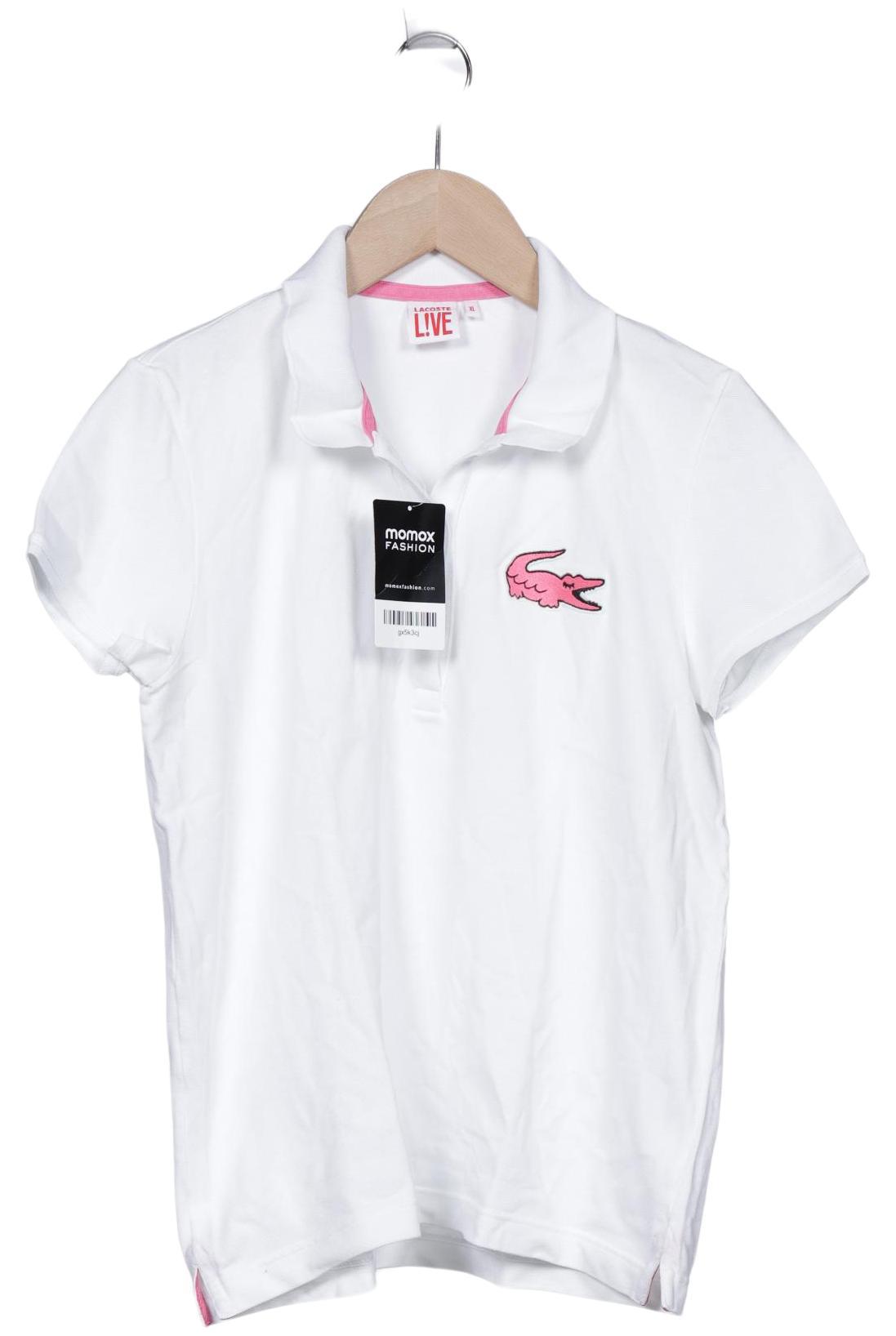 

Lacoste L!Ve Damen Poloshirt, weiß, Gr. 44