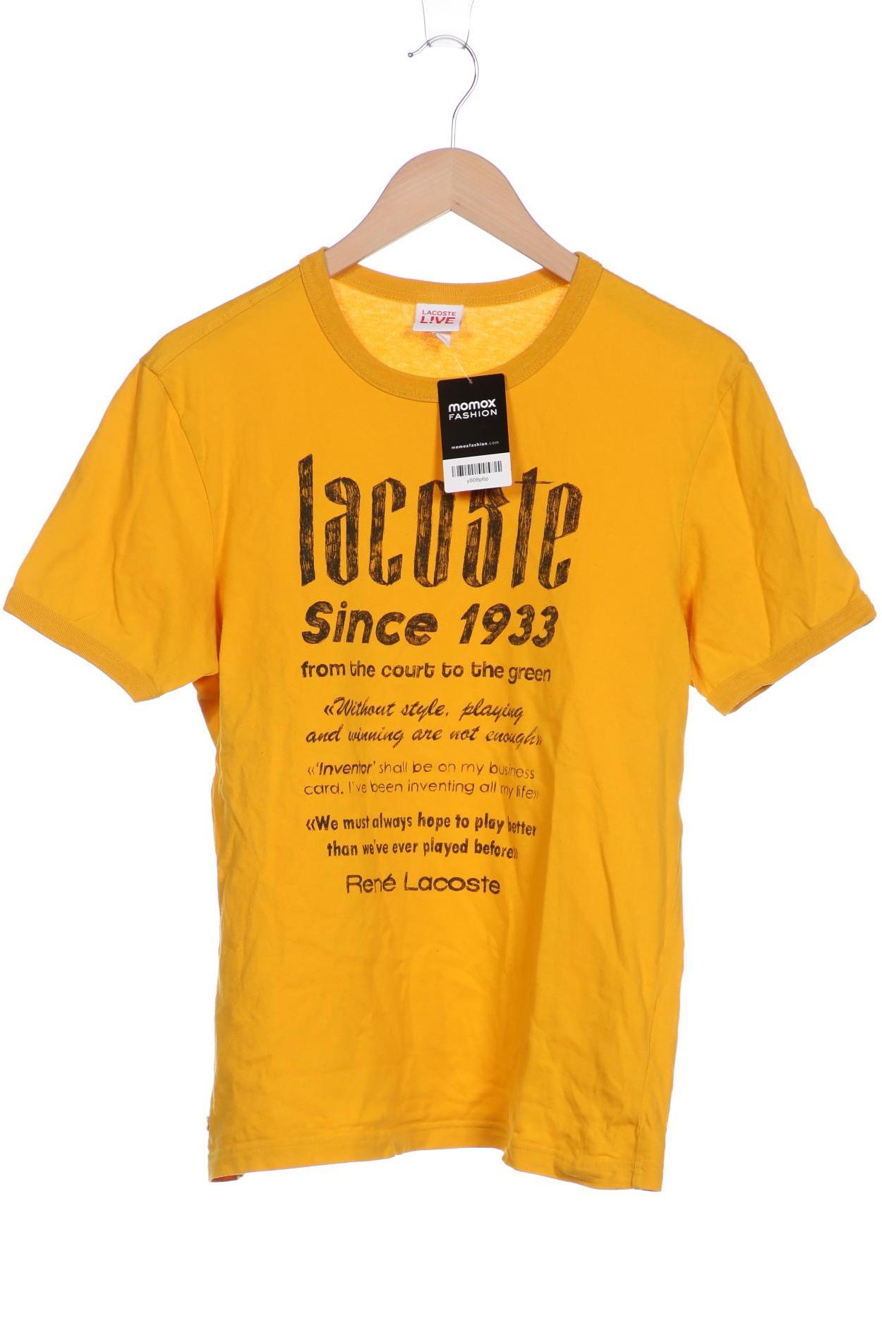 

Lacoste L!Ve Herren T-Shirt, gelb, Gr. 52