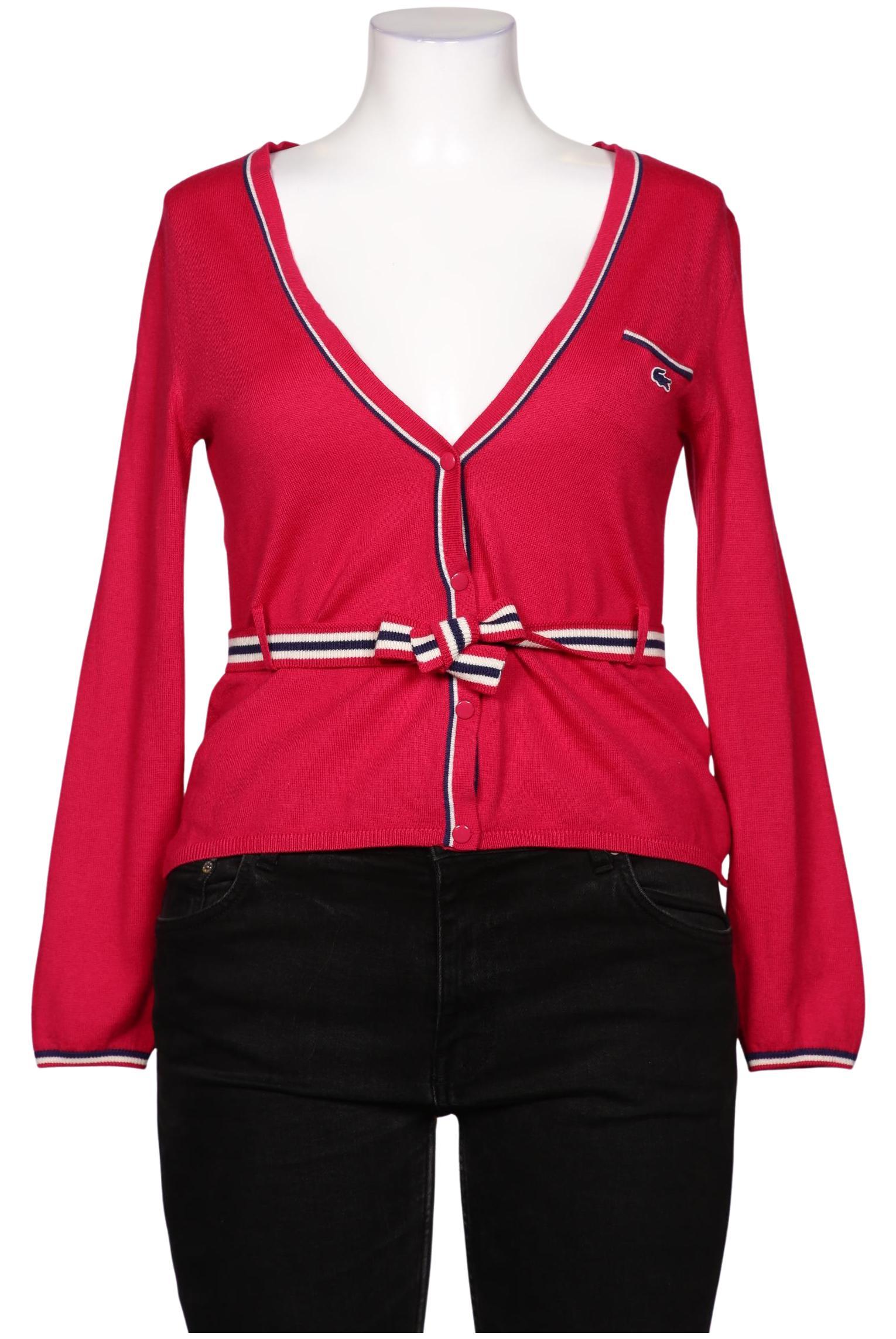 

Lacoste L!Ve Damen Strickjacke, pink, Gr. 42