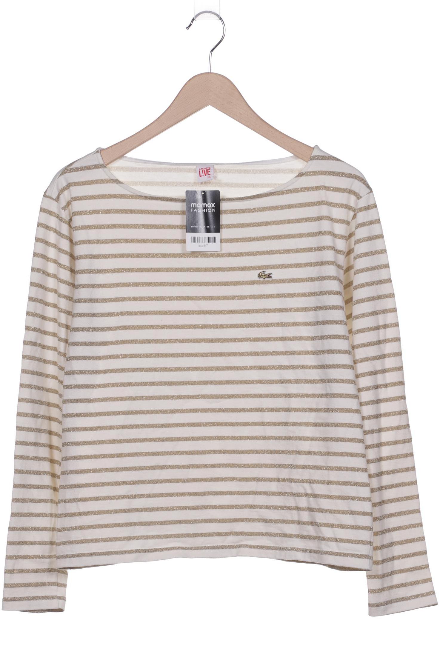 

Lacoste L!Ve Damen Langarmshirt, weiß, Gr. 46