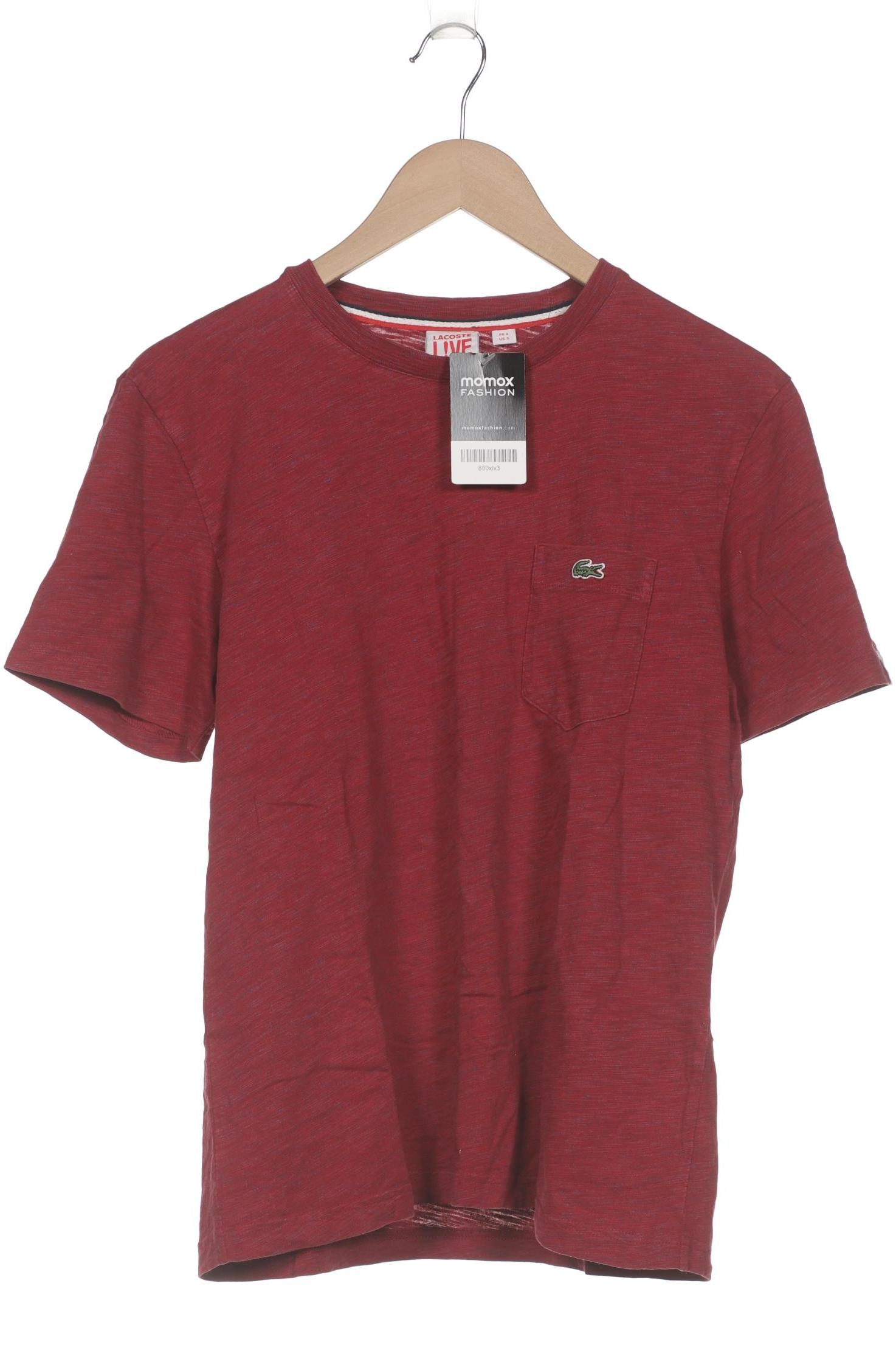 

Lacoste L!Ve Herren T-Shirt, bordeaux, Gr. 46