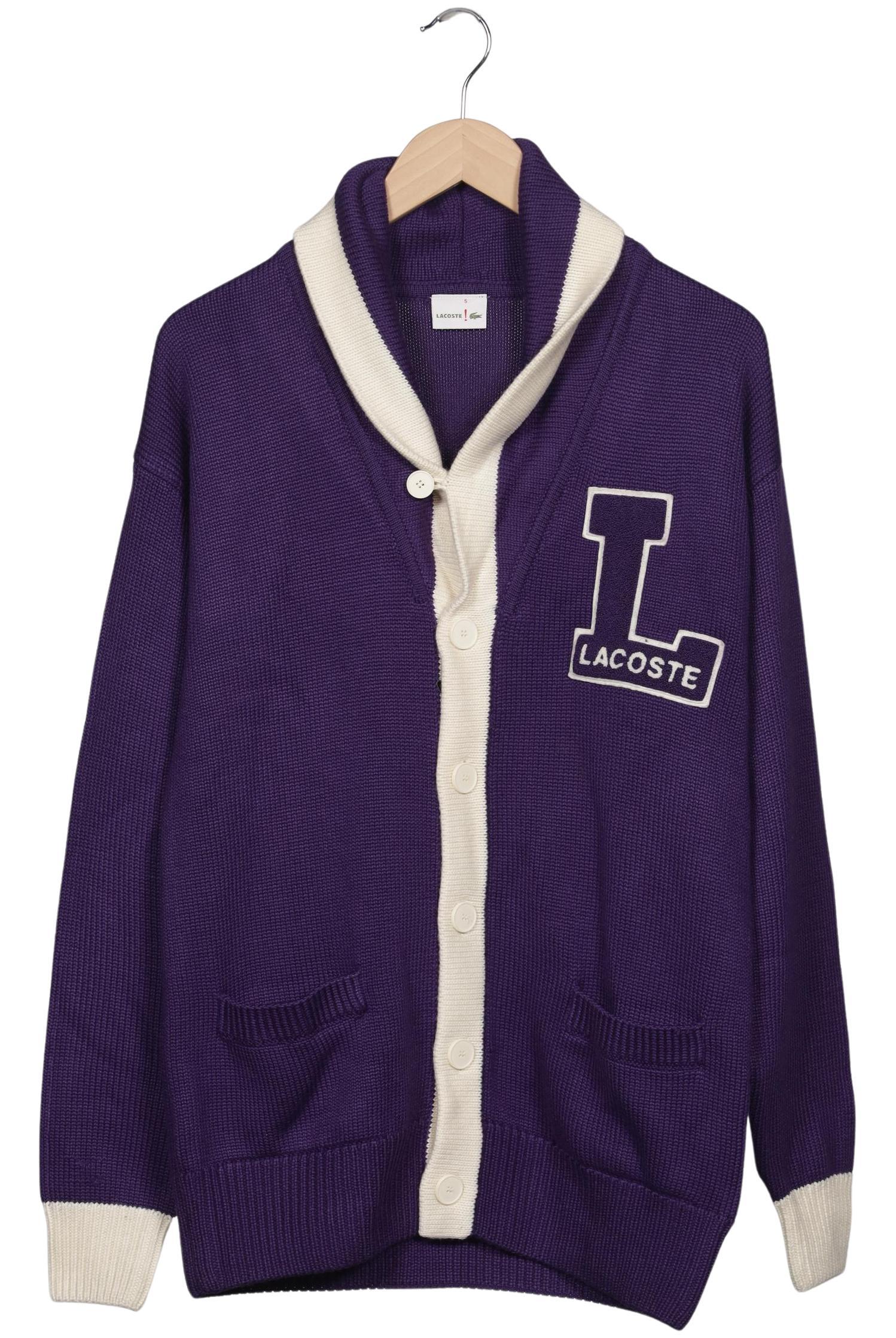 Thumbnail - Lacoste L!Ve Herren Strickjacke, flieder, Gr. 52