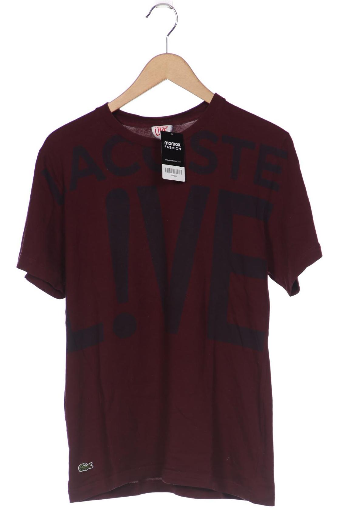 

Lacoste L!Ve Herren T-Shirt, bordeaux, Gr. 48