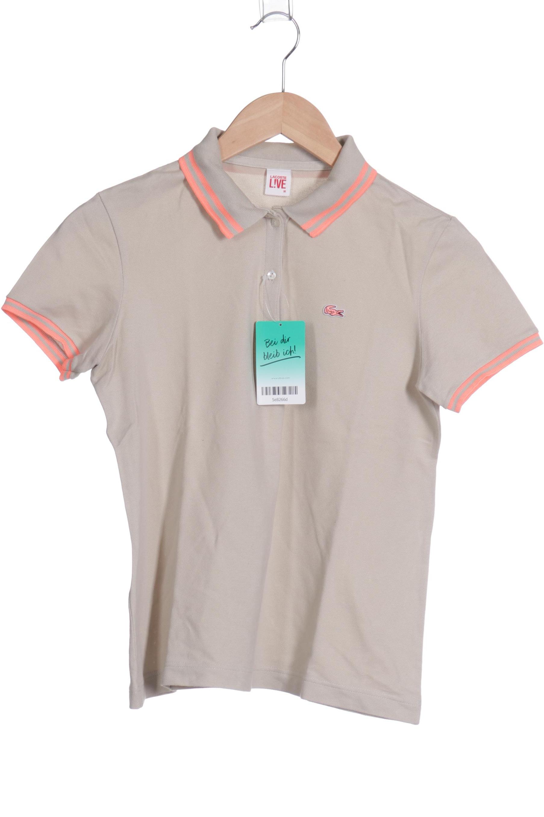 

Lacoste L!Ve Damen Poloshirt, beige, Gr. 38