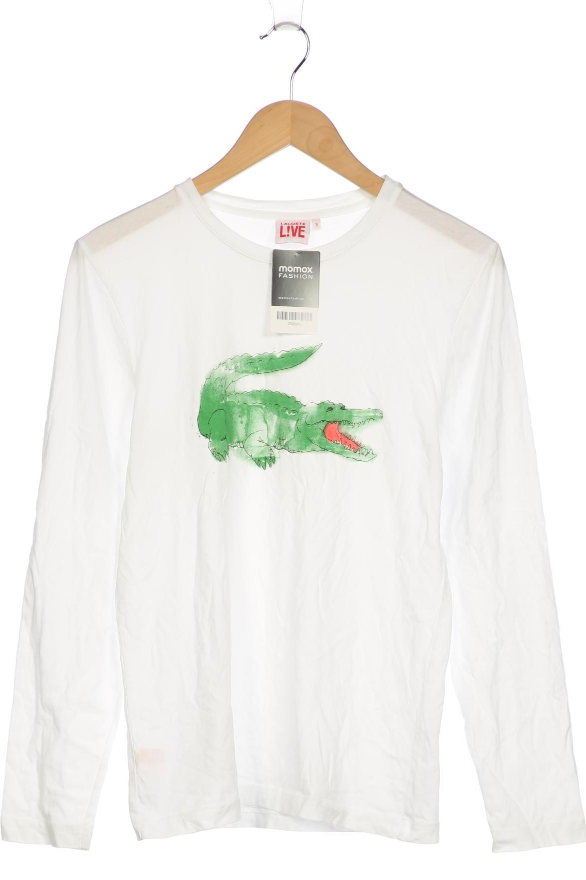 

Lacoste L!Ve Herren Langarmshirt, weiß, Gr. 46