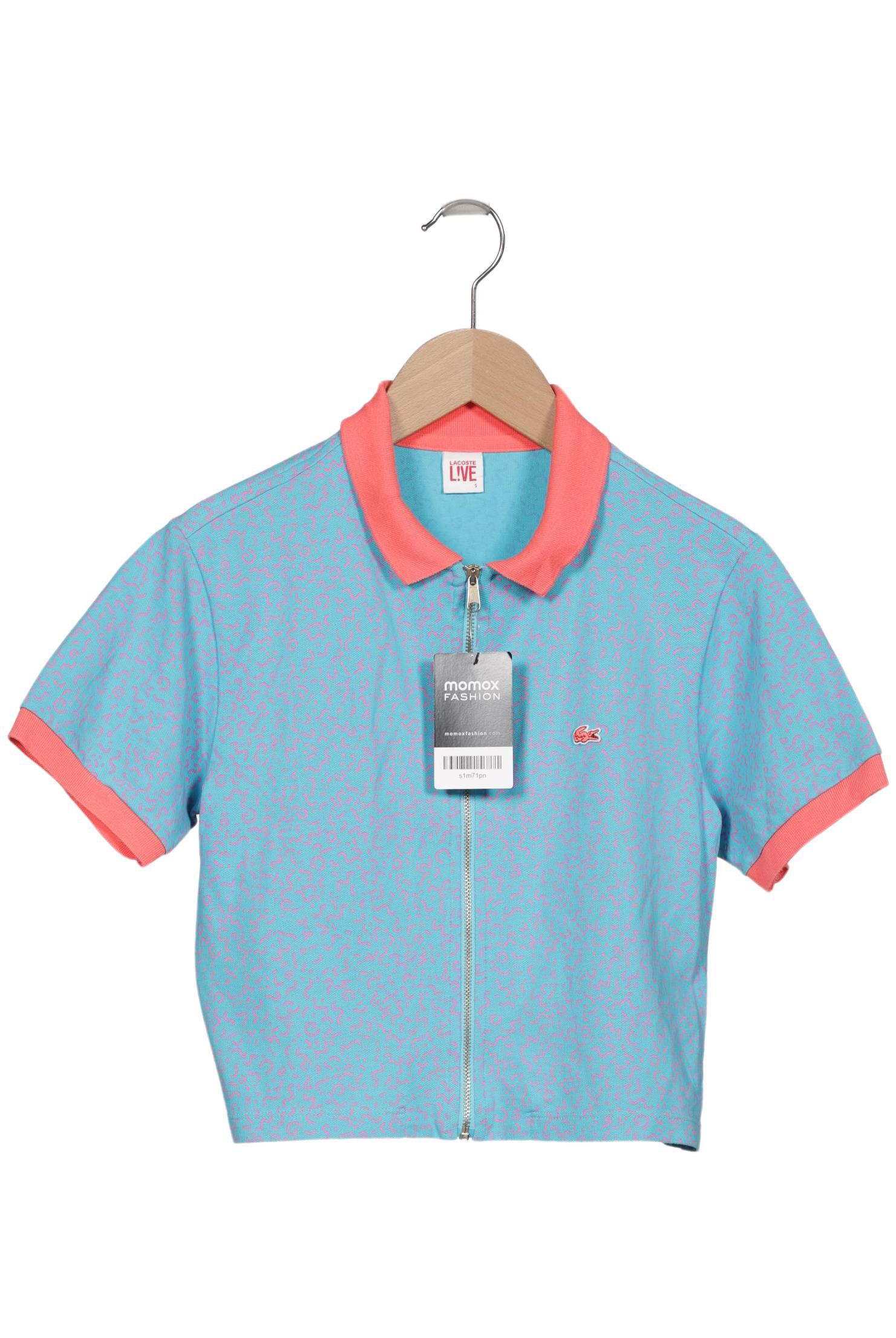

Lacoste L!Ve Damen T-Shirt, blau, Gr. 36