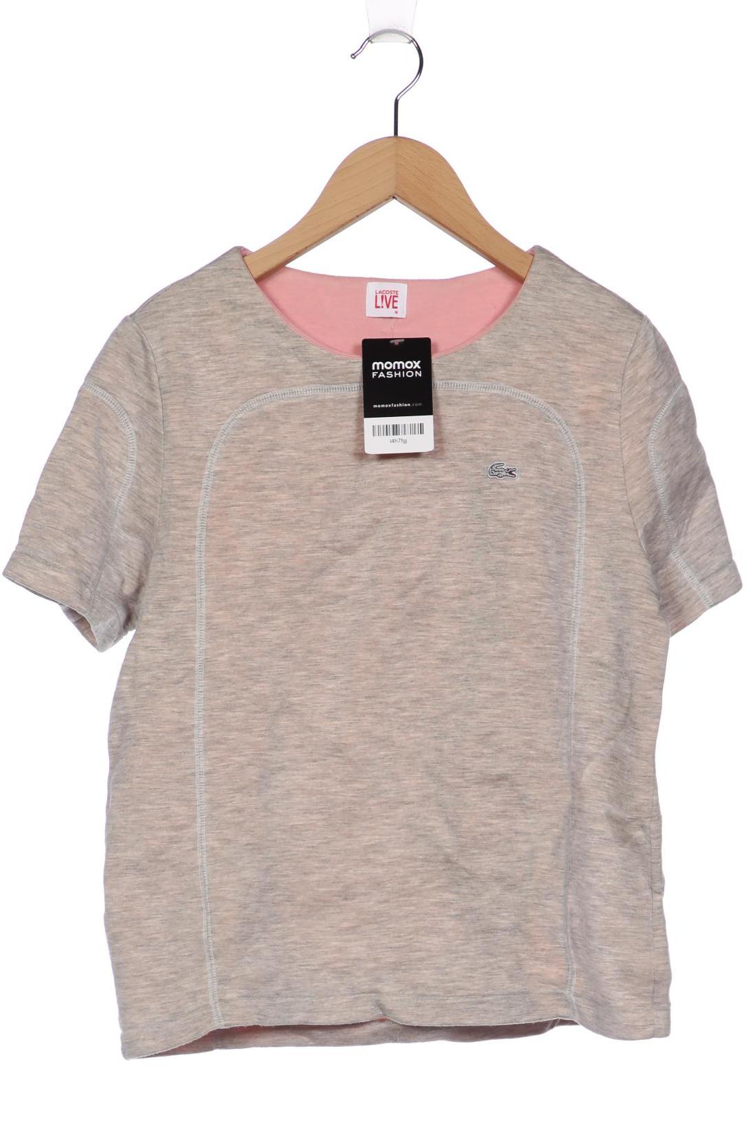 

Lacoste L!Ve Damen T-Shirt, grau, Gr. 38