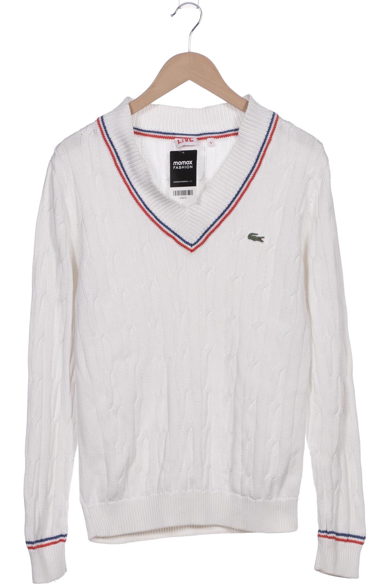 

Lacoste L!Ve Herren Pullover, weiß, Gr. 52