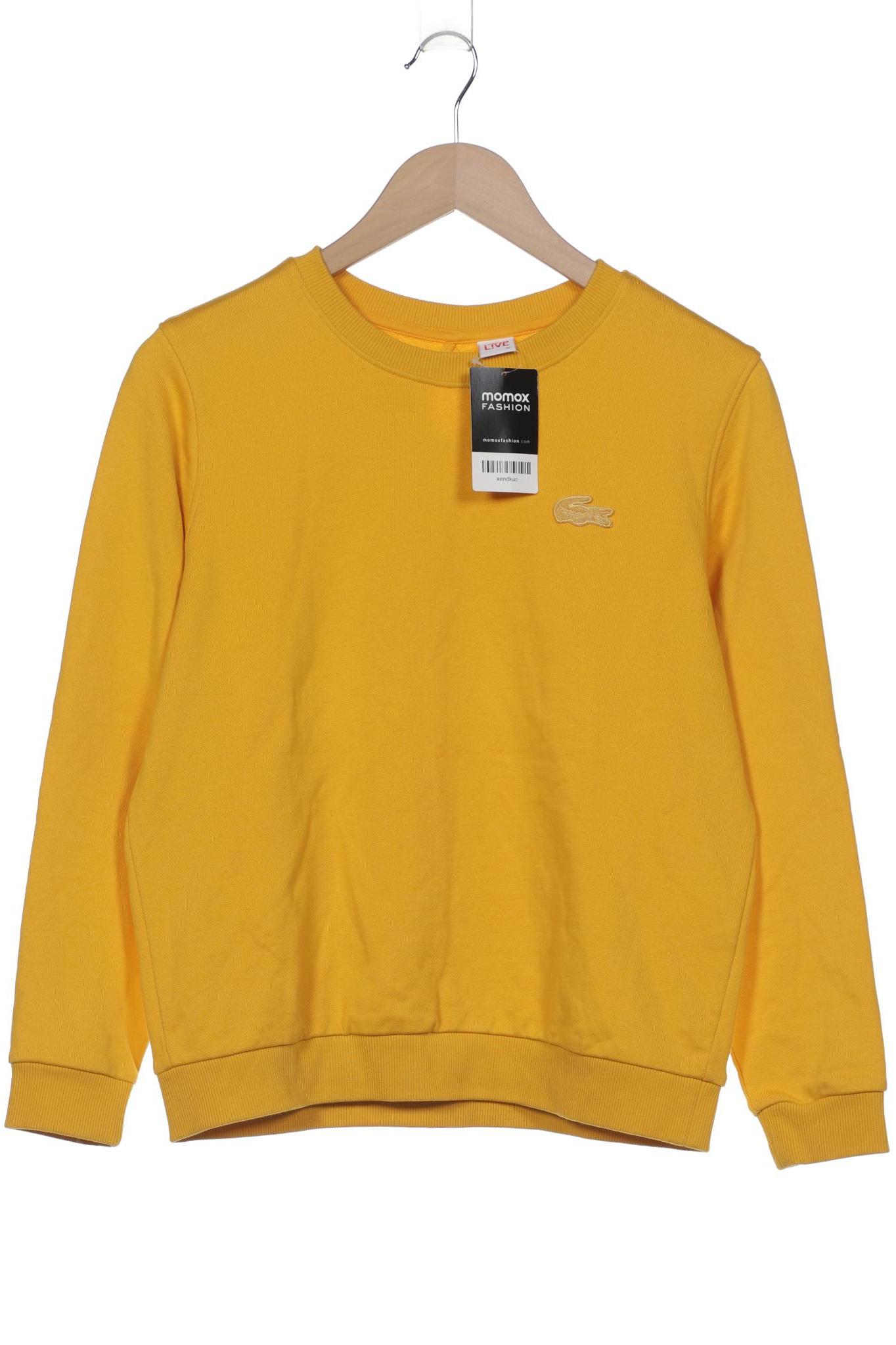 

Lacoste L!Ve Damen Sweatshirt, gelb, Gr. 38