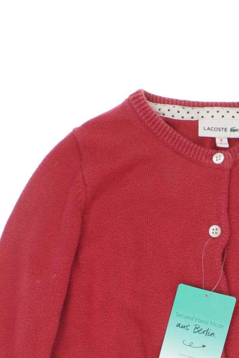 Thumbnail - Lacoste Mädchen Strickjacke, rot, Gr. 116