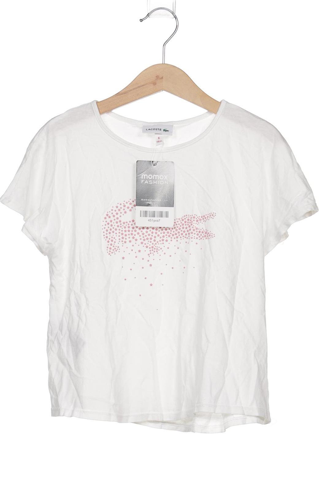 

Lacoste Damen T-Shirt, weiß, Gr. 116