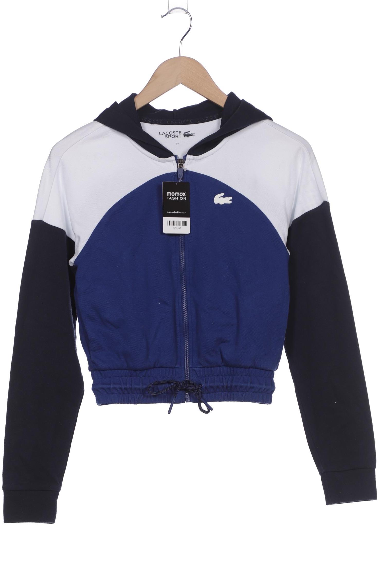 

Lacoste Sport Damen Kapuzenpullover, blau, Gr. 34