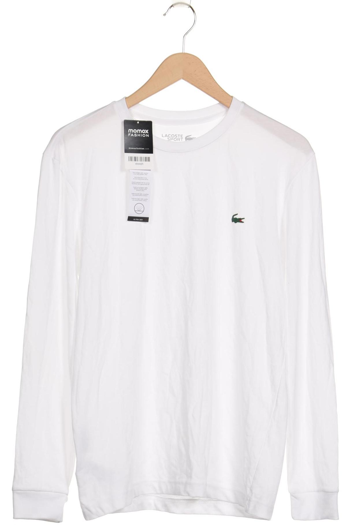

Lacoste Sport Herren Langarmshirt, weiß, Gr. 46