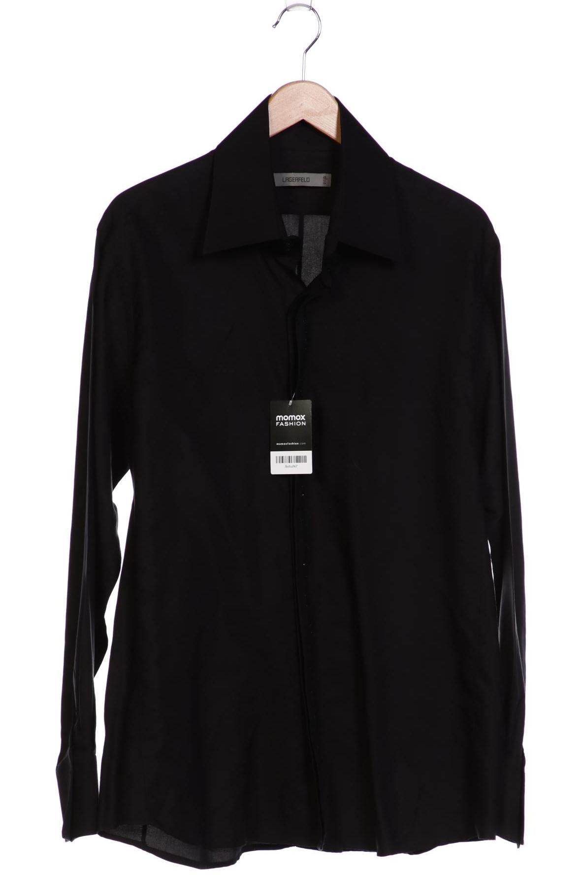 

Lagerfeld Herren Hemd, schwarz, Gr. 56