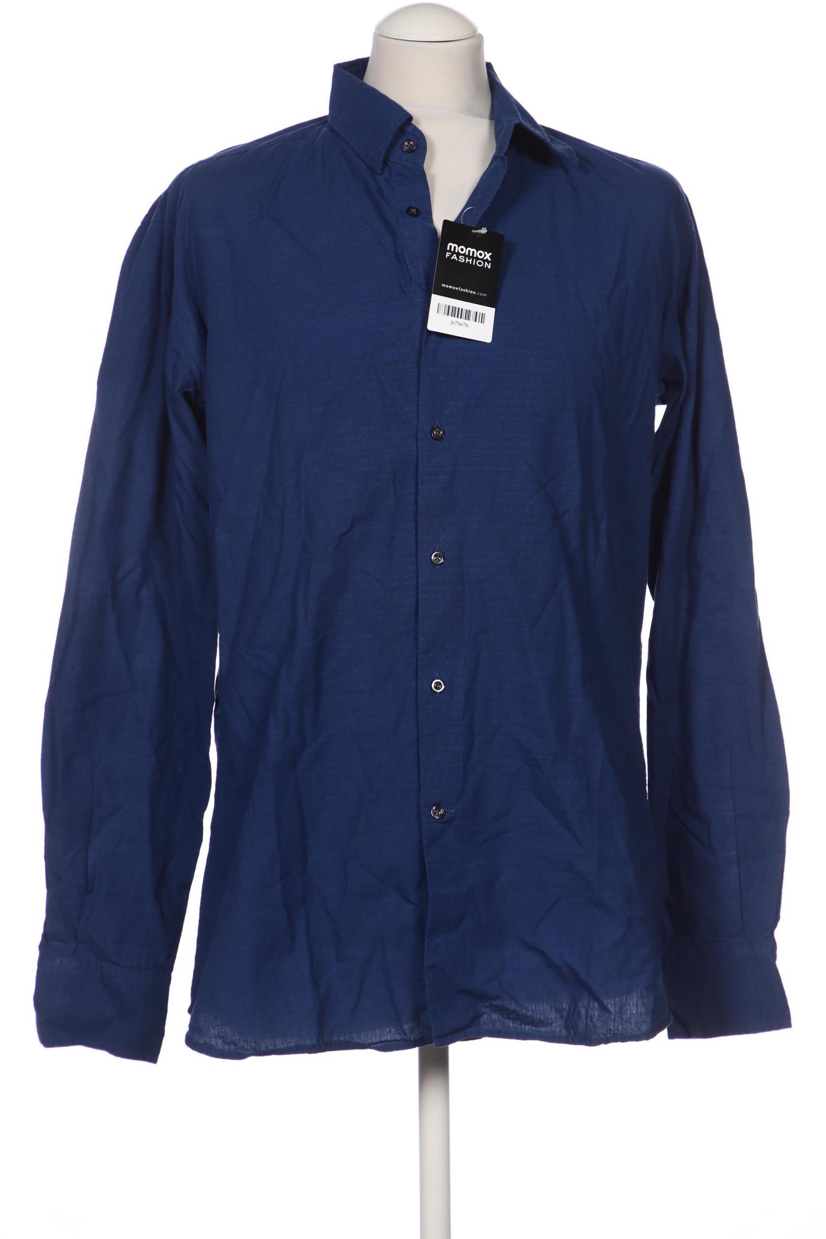 

Lagerfeld Herren Hemd, blau, Gr. 52