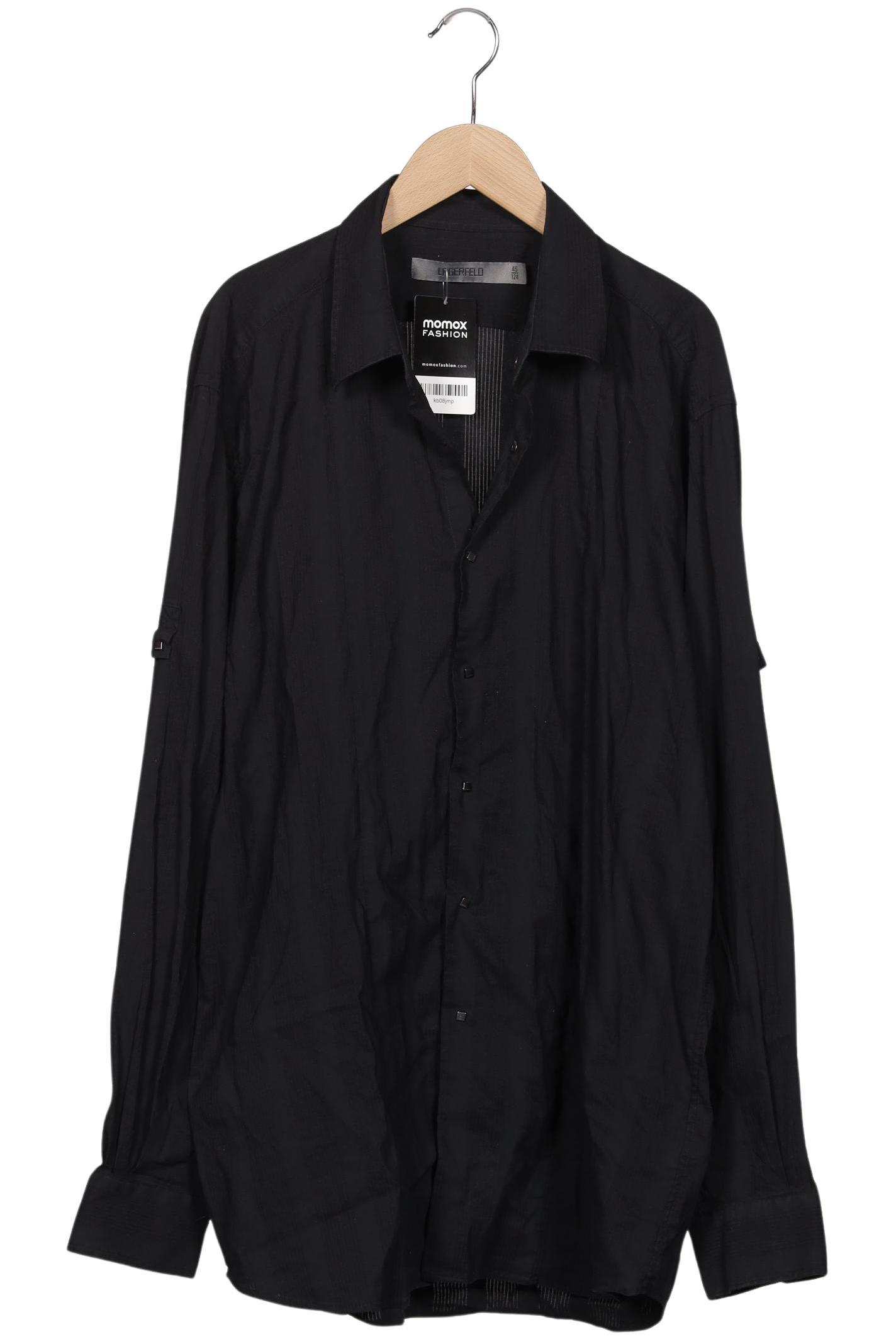 

Lagerfeld Herren Hemd, schwarz, Gr. 56