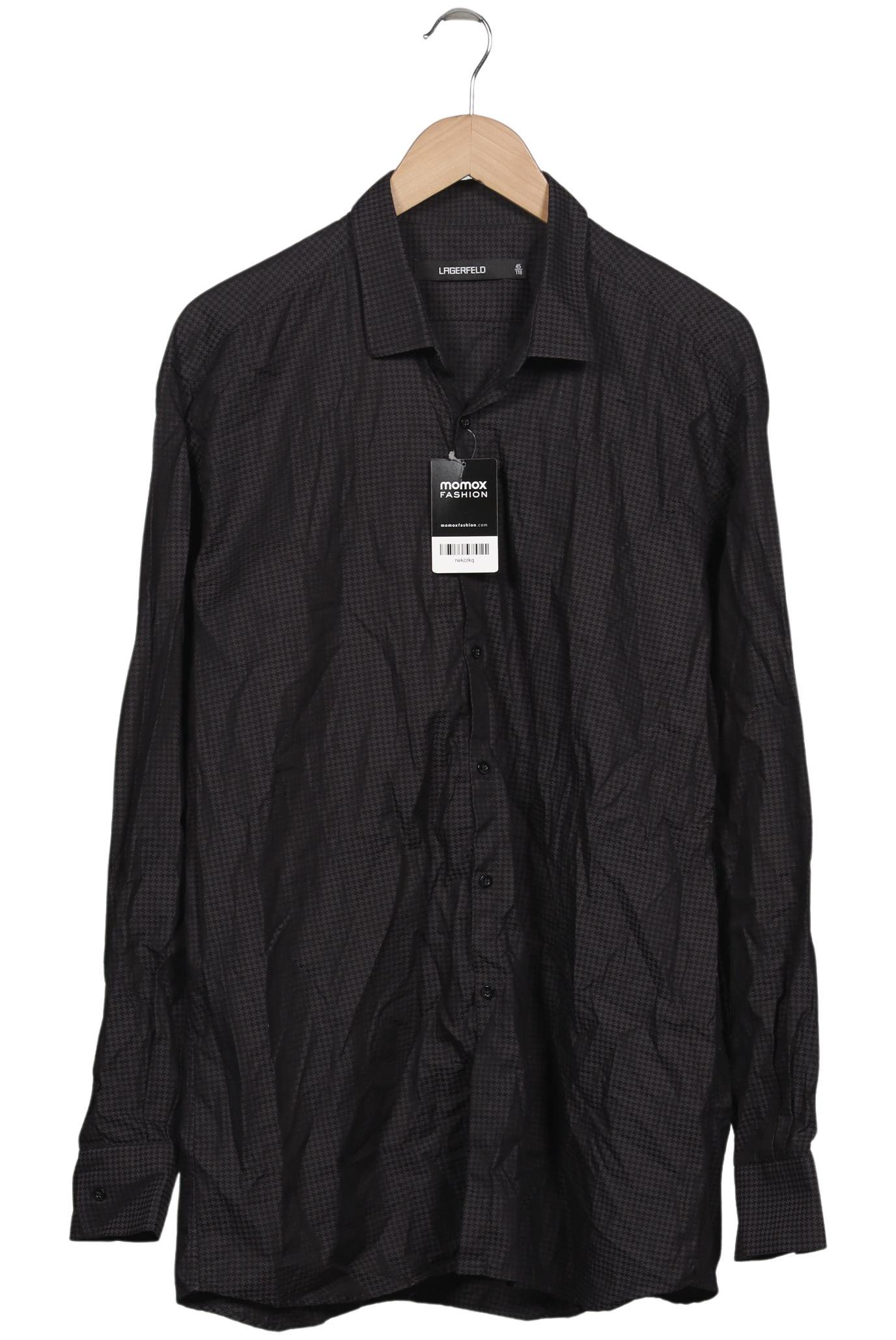 

Lagerfeld Herren Hemd, schwarz, Gr. 56