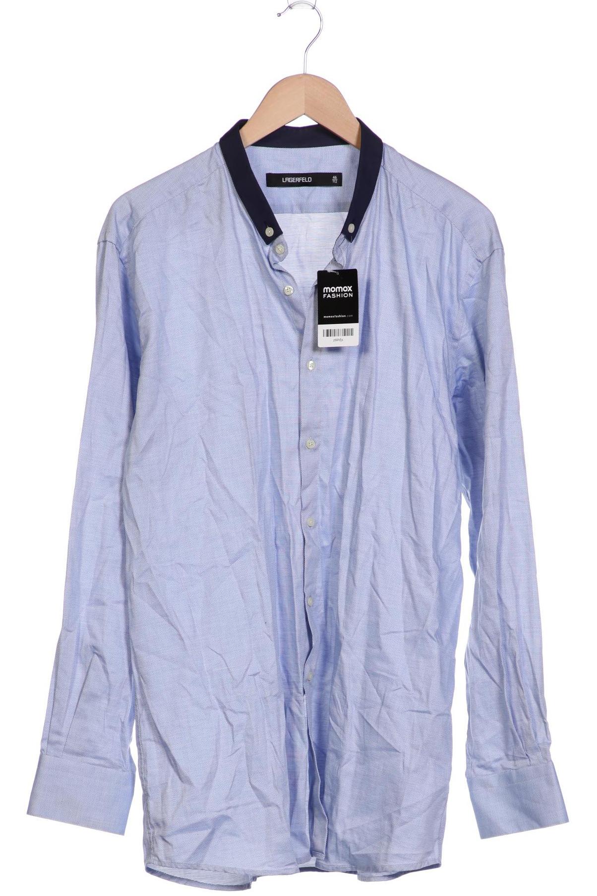 

Lagerfeld Herren Hemd, blau, Gr. 46