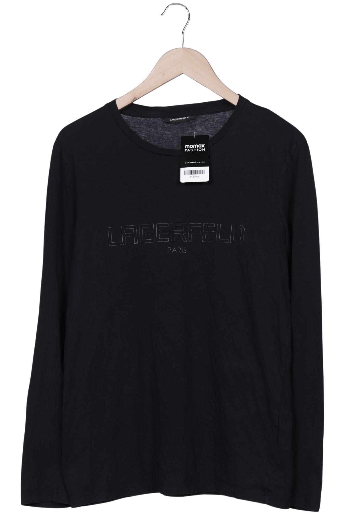 

Lagerfeld Herren Langarmshirt, marineblau, Gr. 48