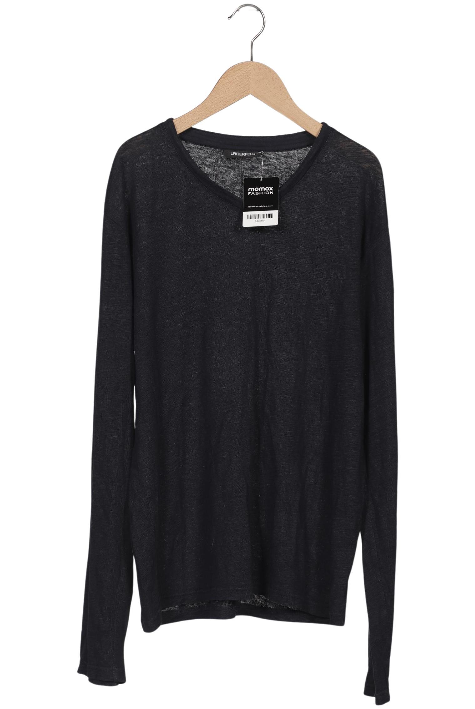 

Lagerfeld Herren Langarmshirt, marineblau, Gr. 48