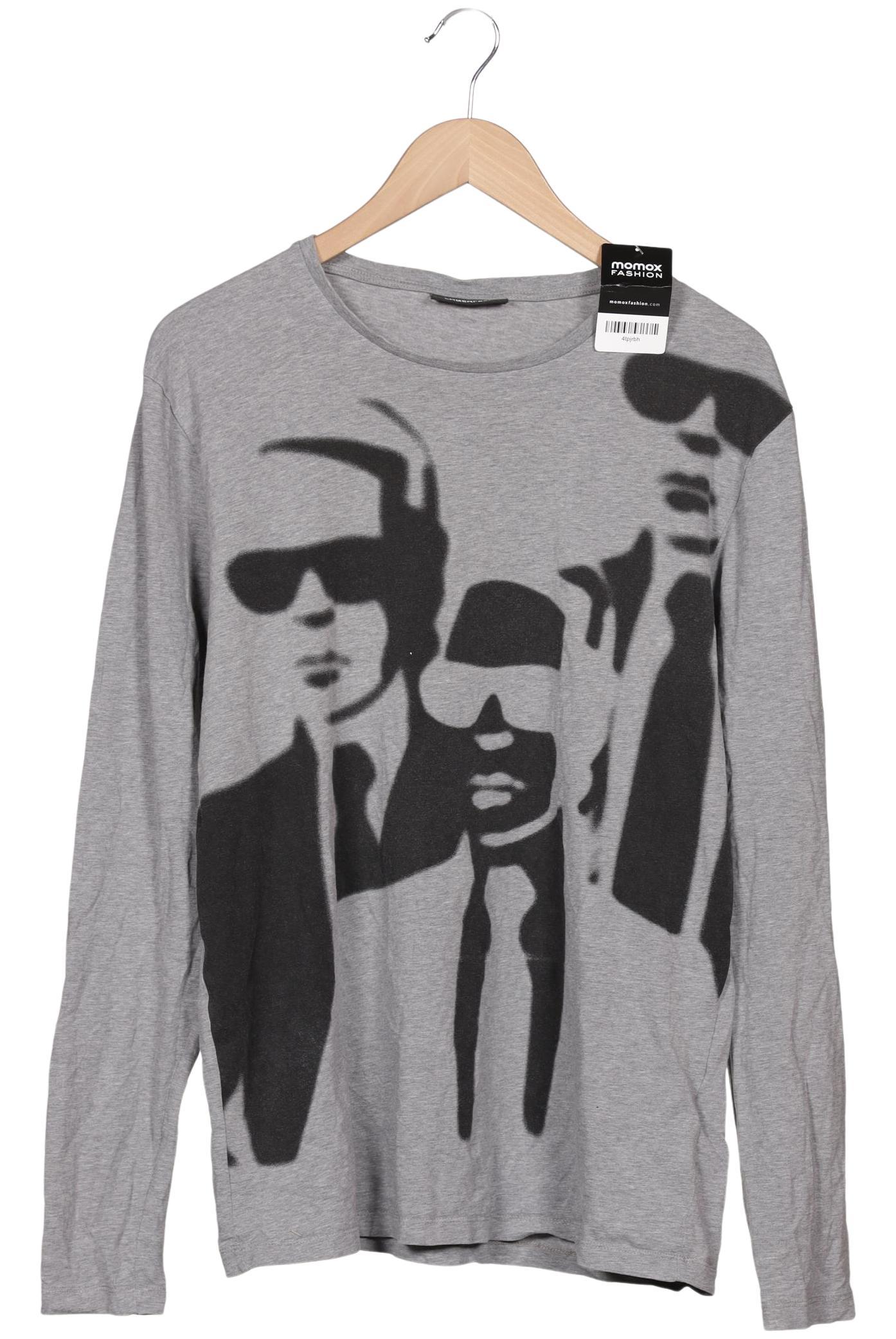 

Lagerfeld Herren Langarmshirt, grau, Gr. 54