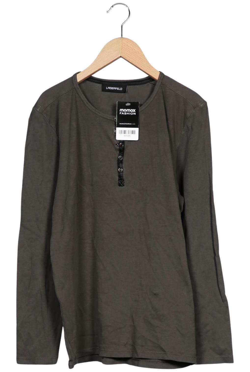 

Lagerfeld Herren Langarmshirt, grau, Gr. 48