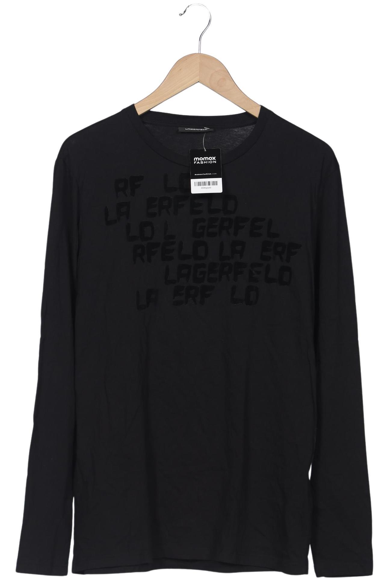 Thumbnail - Lagerfeld Herren Langarmshirt, schwarz, Gr. 52