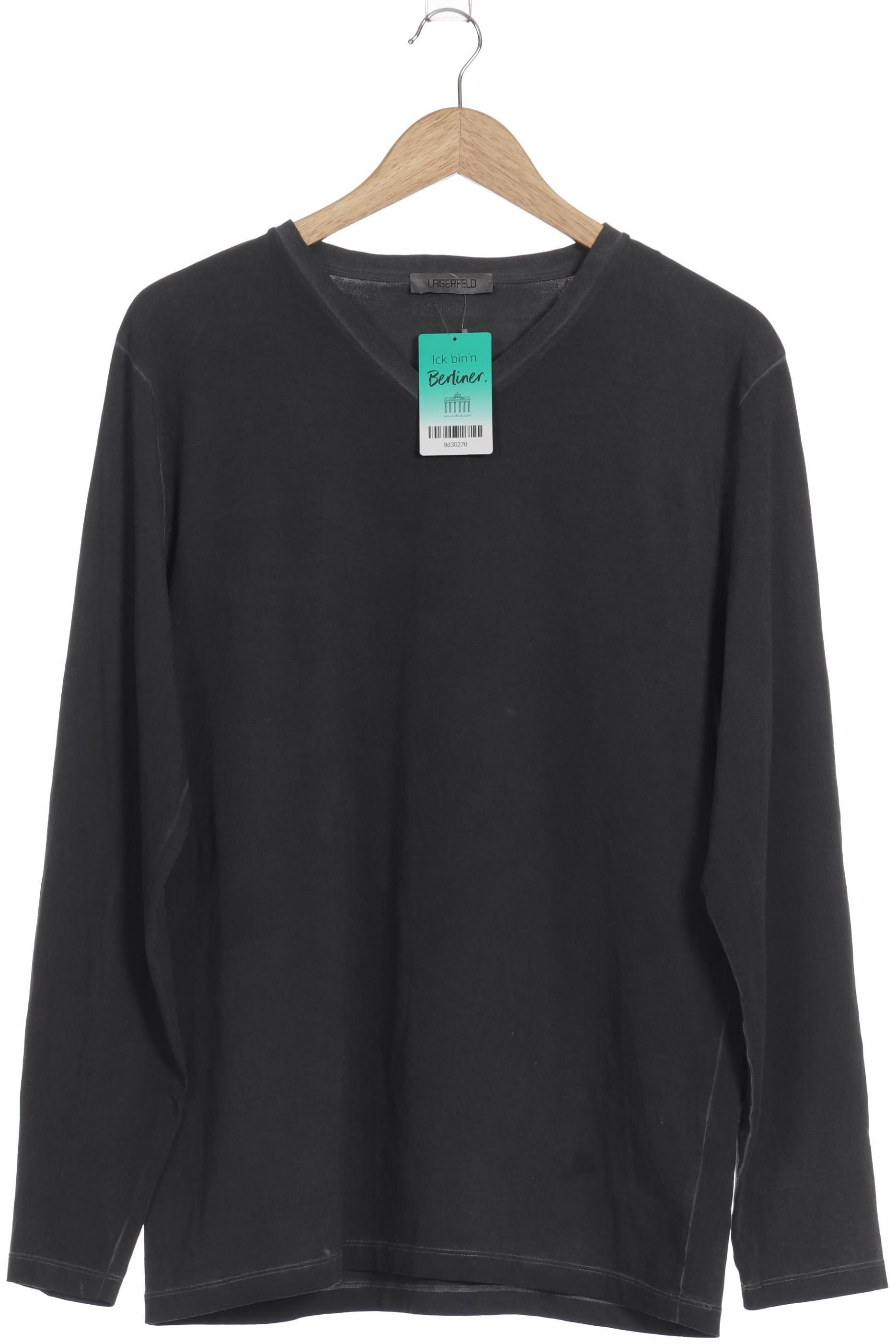 Thumbnail - Lagerfeld Herren Langarmshirt, grau, Gr.