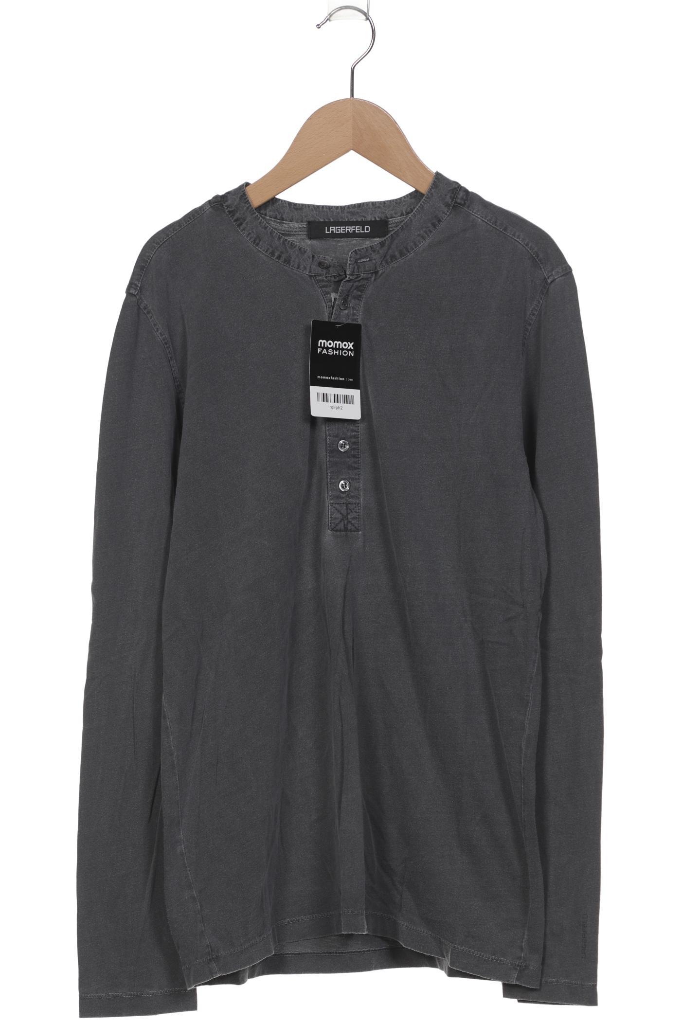 

Lagerfeld Herren Langarmshirt, grau, Gr. 48
