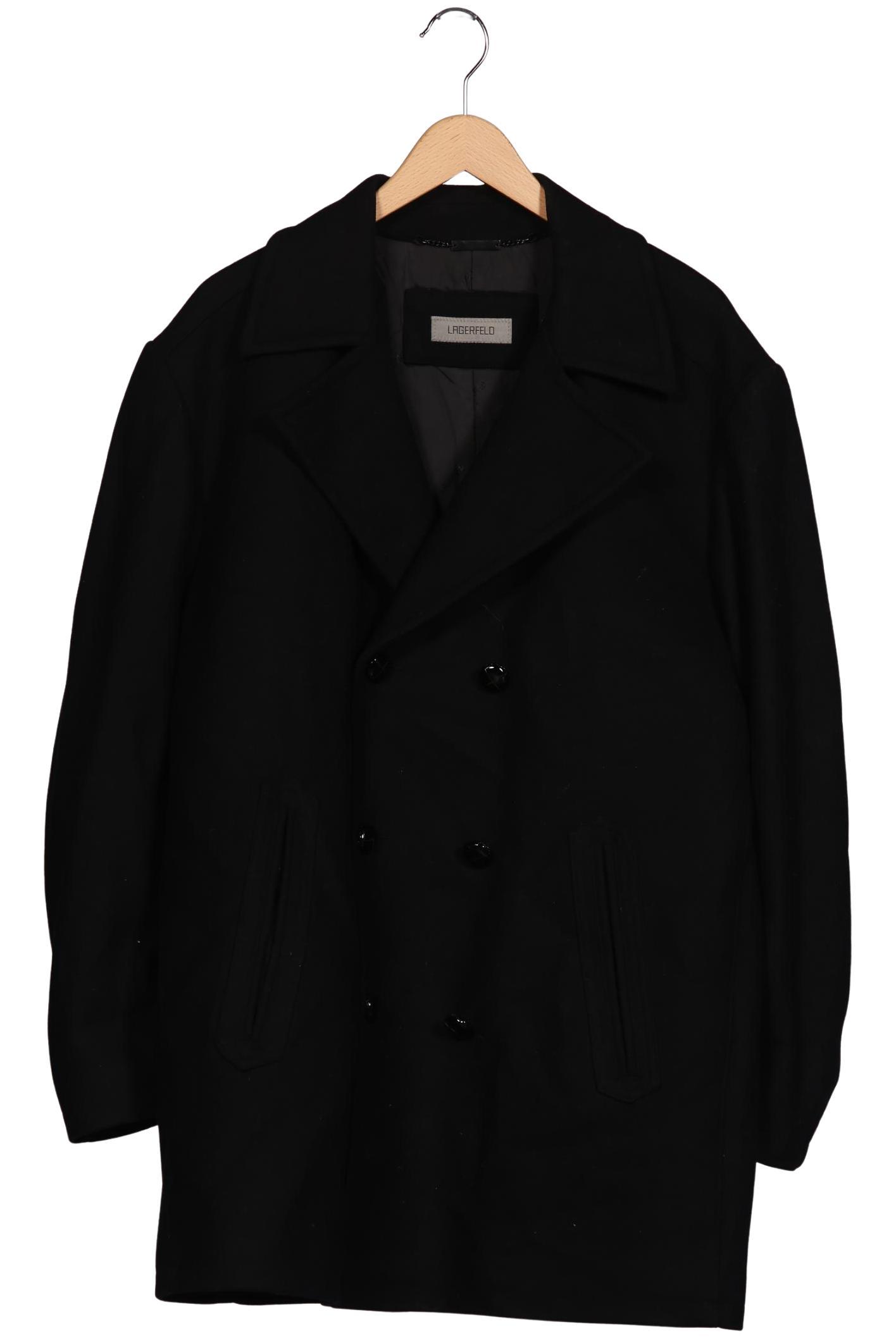 

Lagerfeld Herren Mantel, schwarz, Gr. 58
