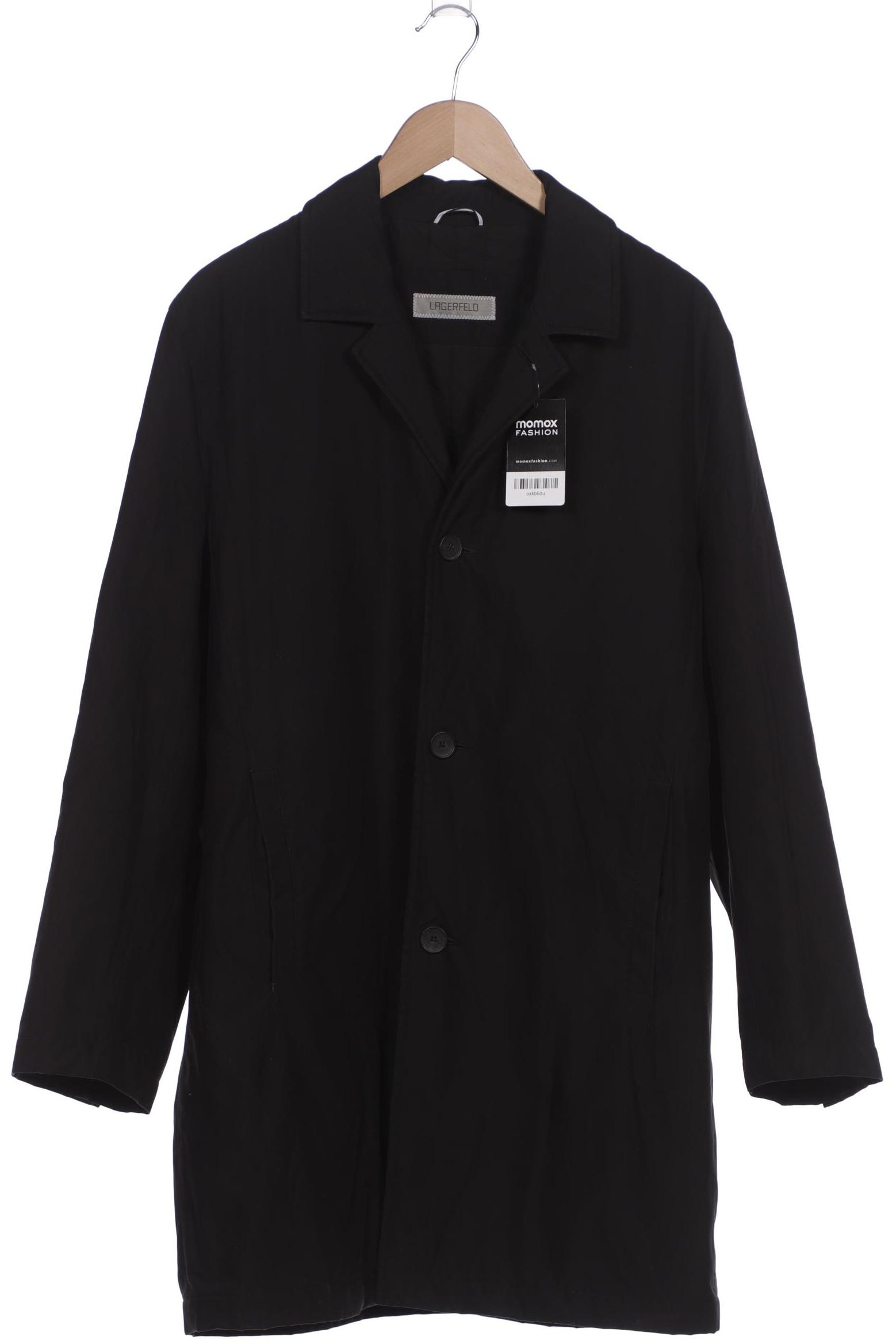 

Lagerfeld Herren Mantel, schwarz, Gr. 48