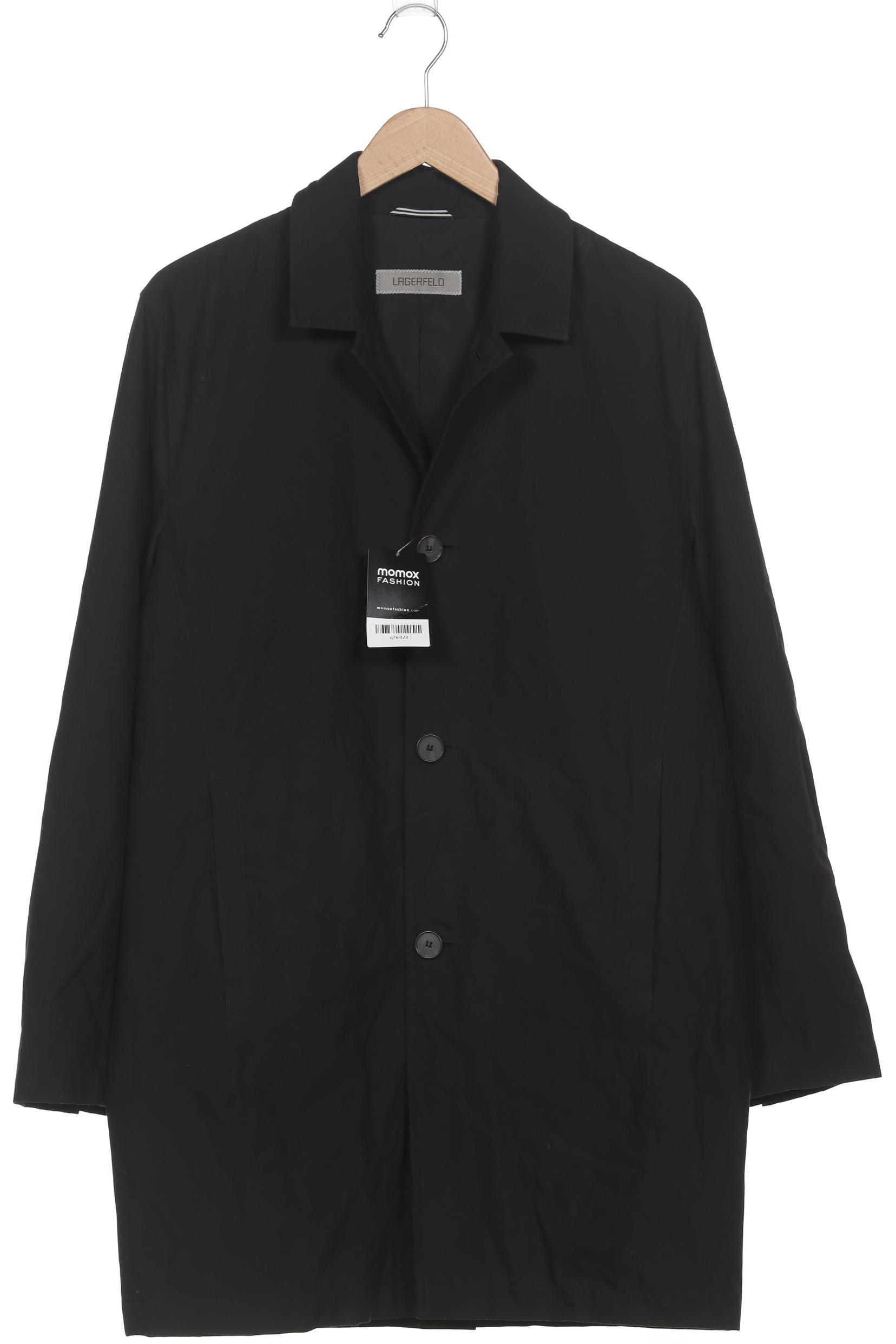 

Lagerfeld Herren Mantel, schwarz, Gr. 48