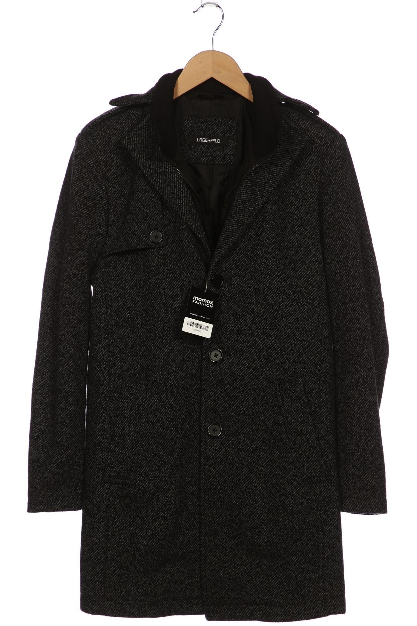 

Lagerfeld Herren Mantel, schwarz, Gr. 46