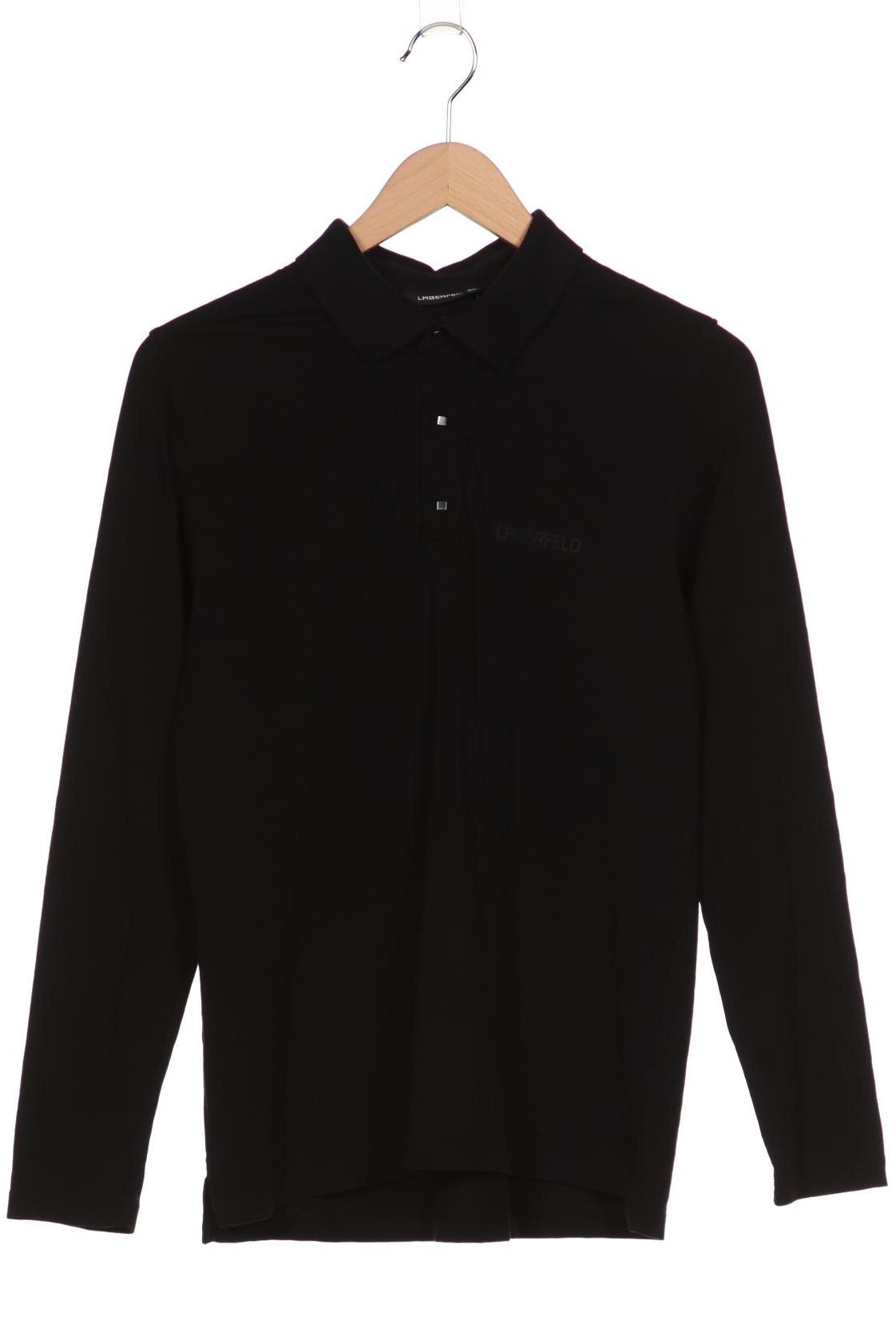 

Lagerfeld Herren Poloshirt, schwarz