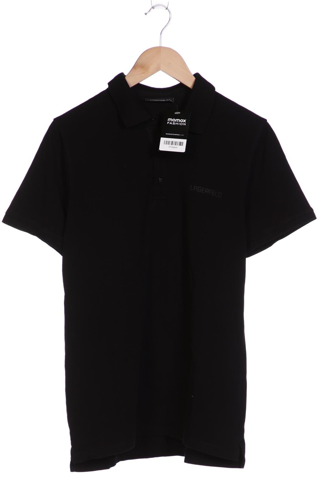 

Lagerfeld Herren Poloshirt, schwarz