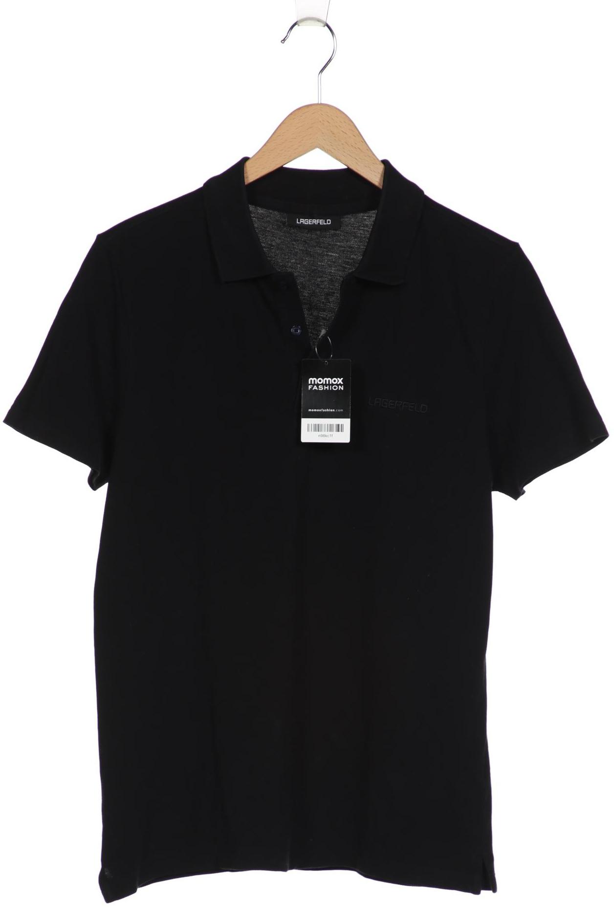 

Lagerfeld Herren Poloshirt, schwarz