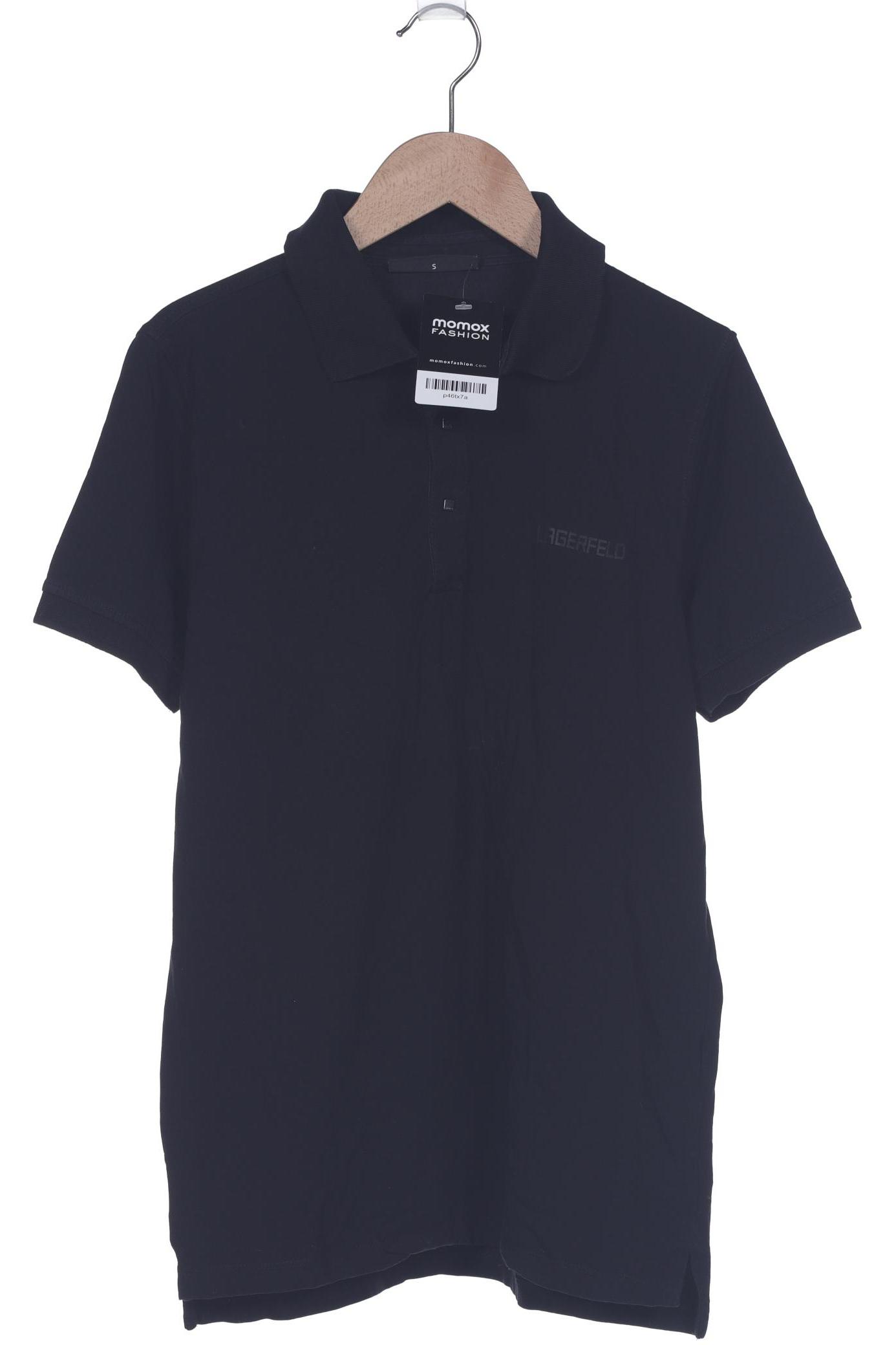 

Lagerfeld Herren Poloshirt, schwarz