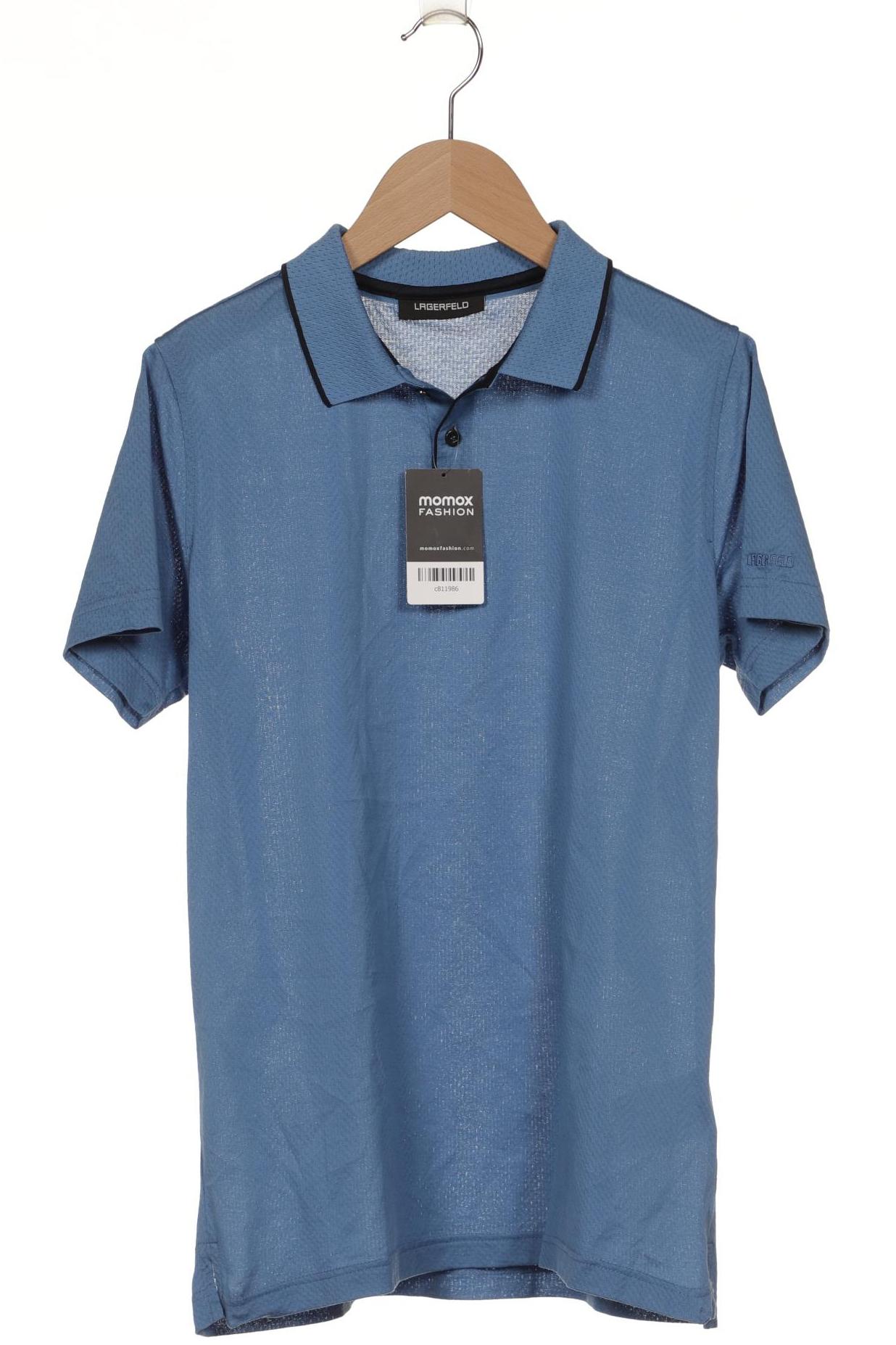 

Lagerfeld Herren Poloshirt, blau, Gr. 46