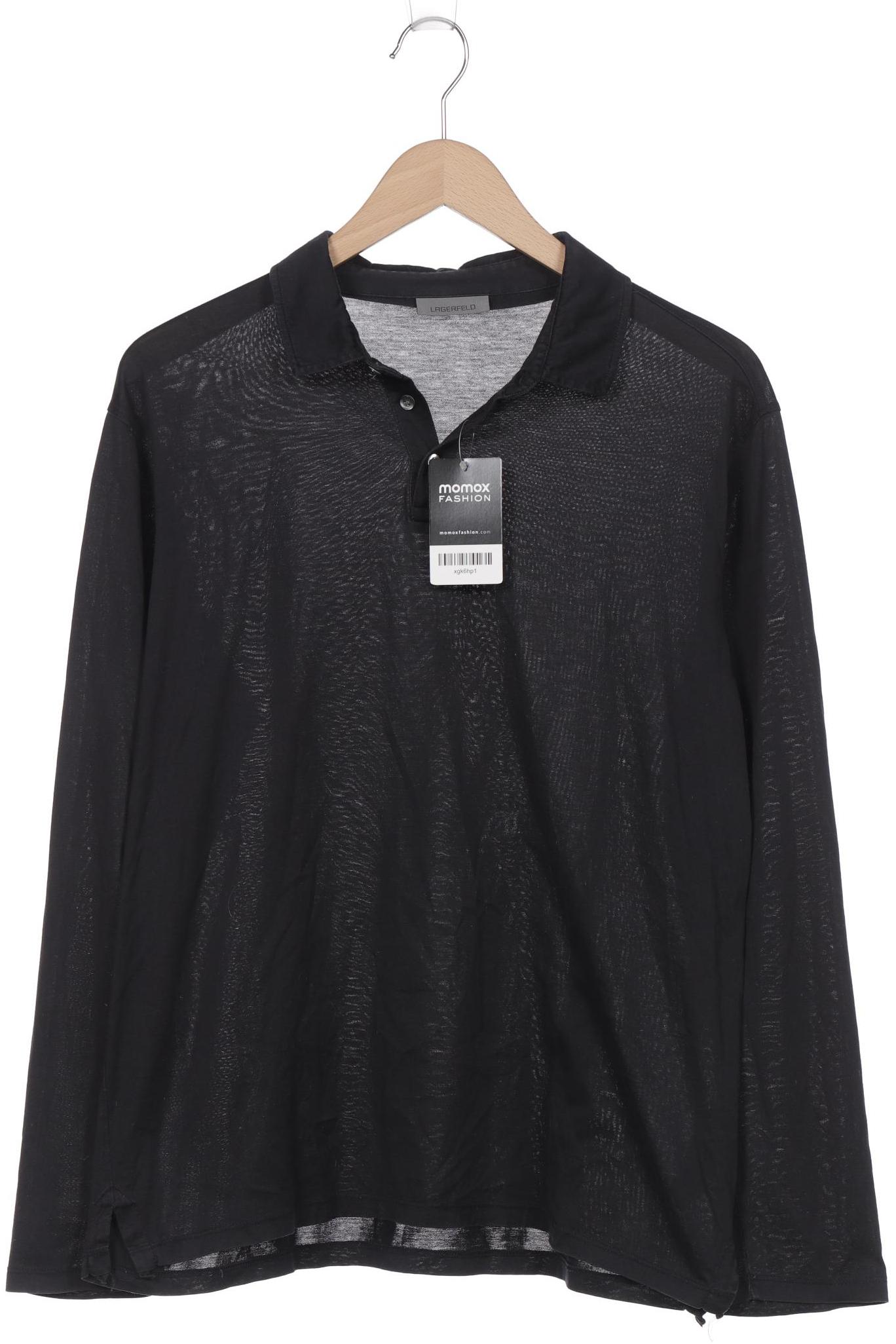 

Lagerfeld Herren Poloshirt, schwarz